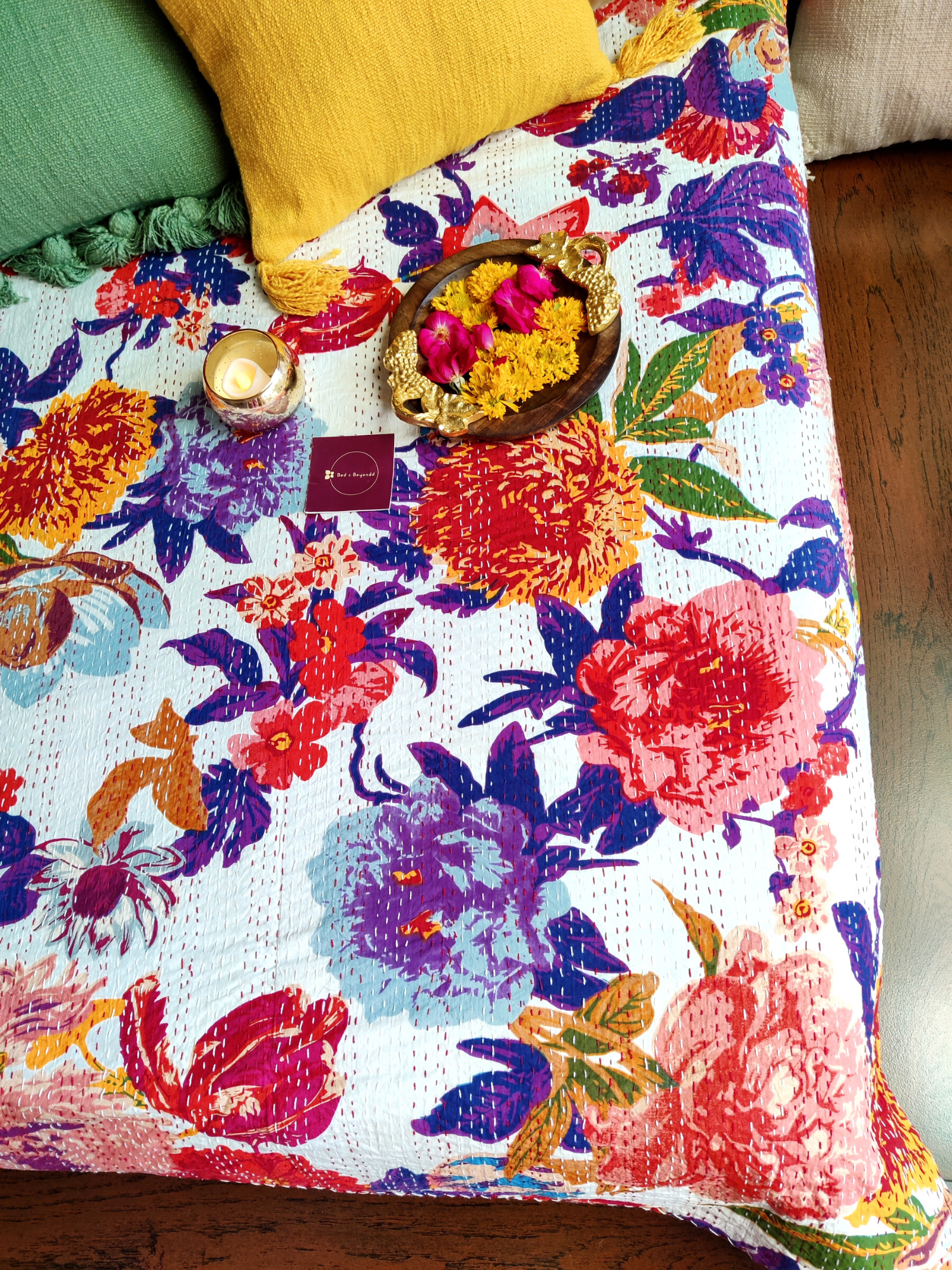 KANTHA BEDCOVER