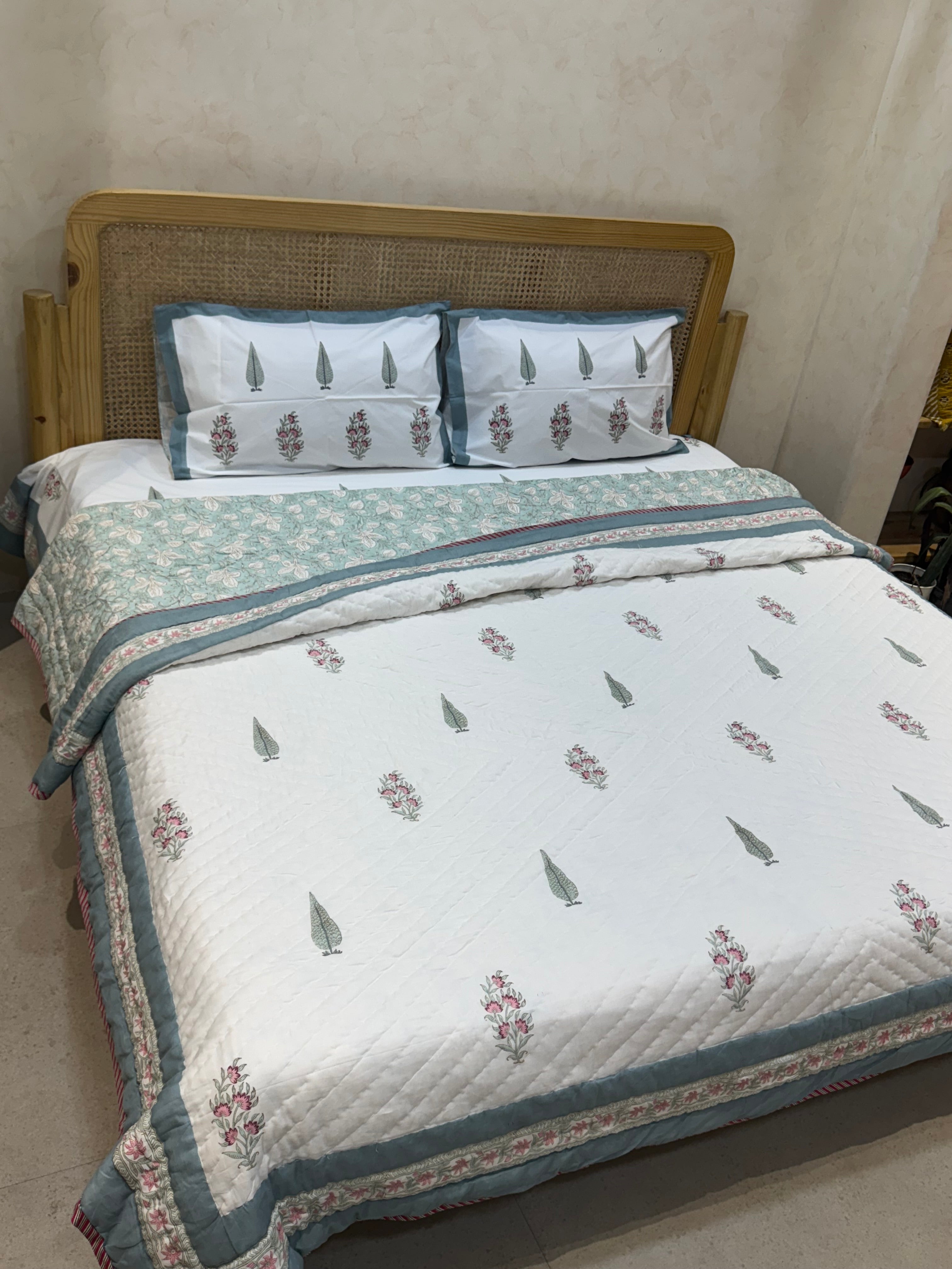 OLIVER HANDBLOCK PRINTED BEDDING