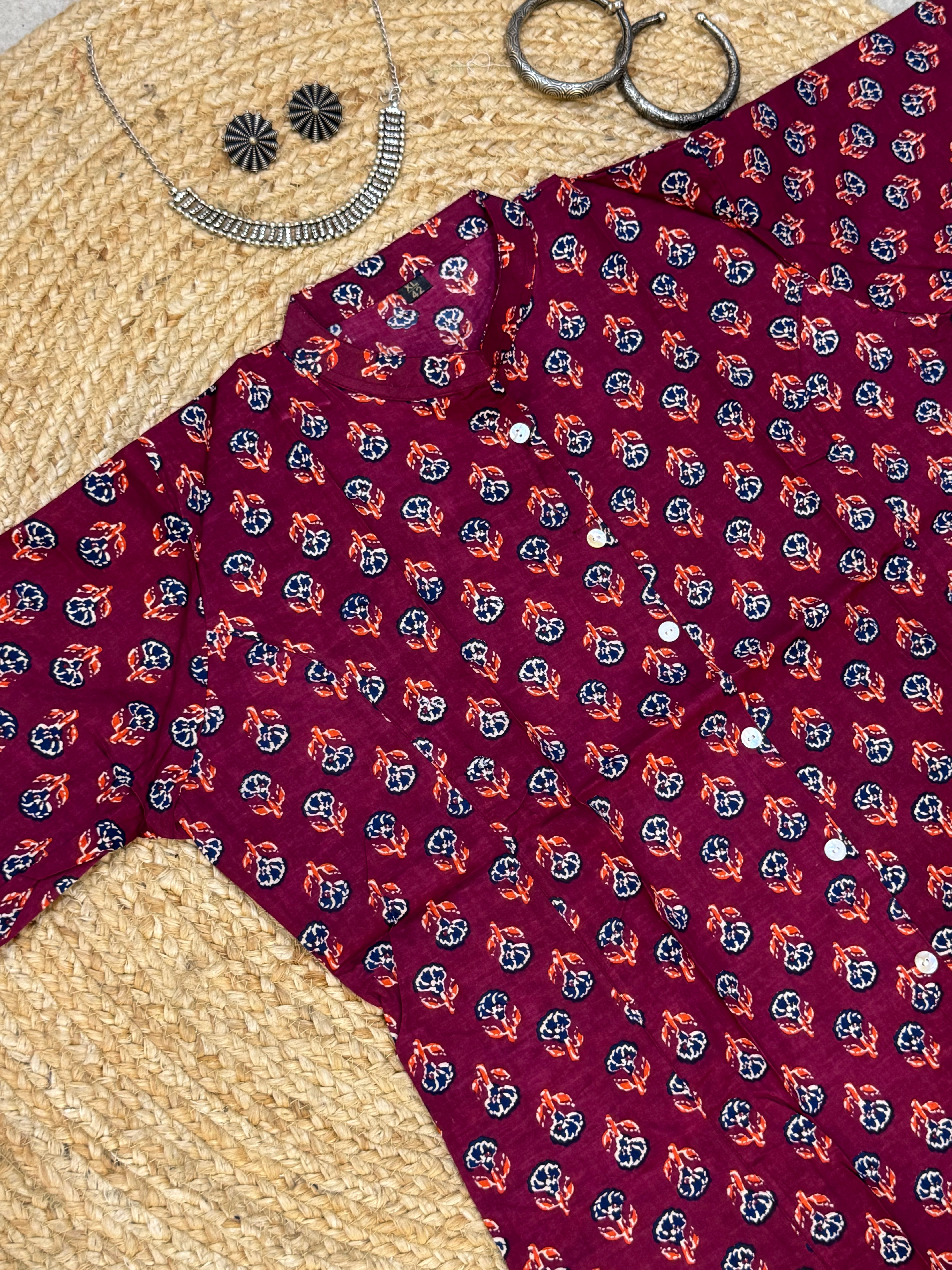 SHORT LENGTH COTTON KURTA