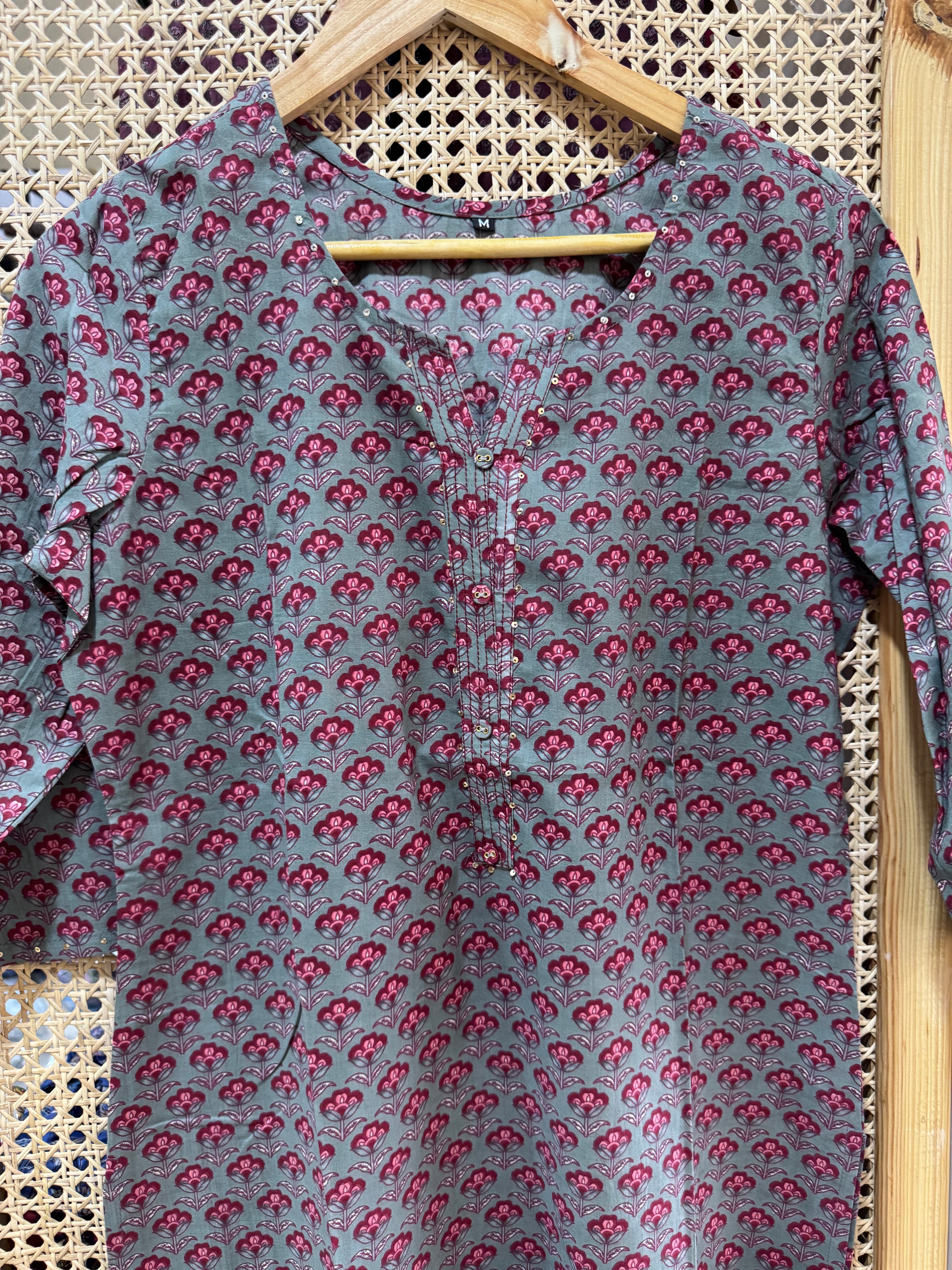 PURE COTTON STRAIGHT KURTA
