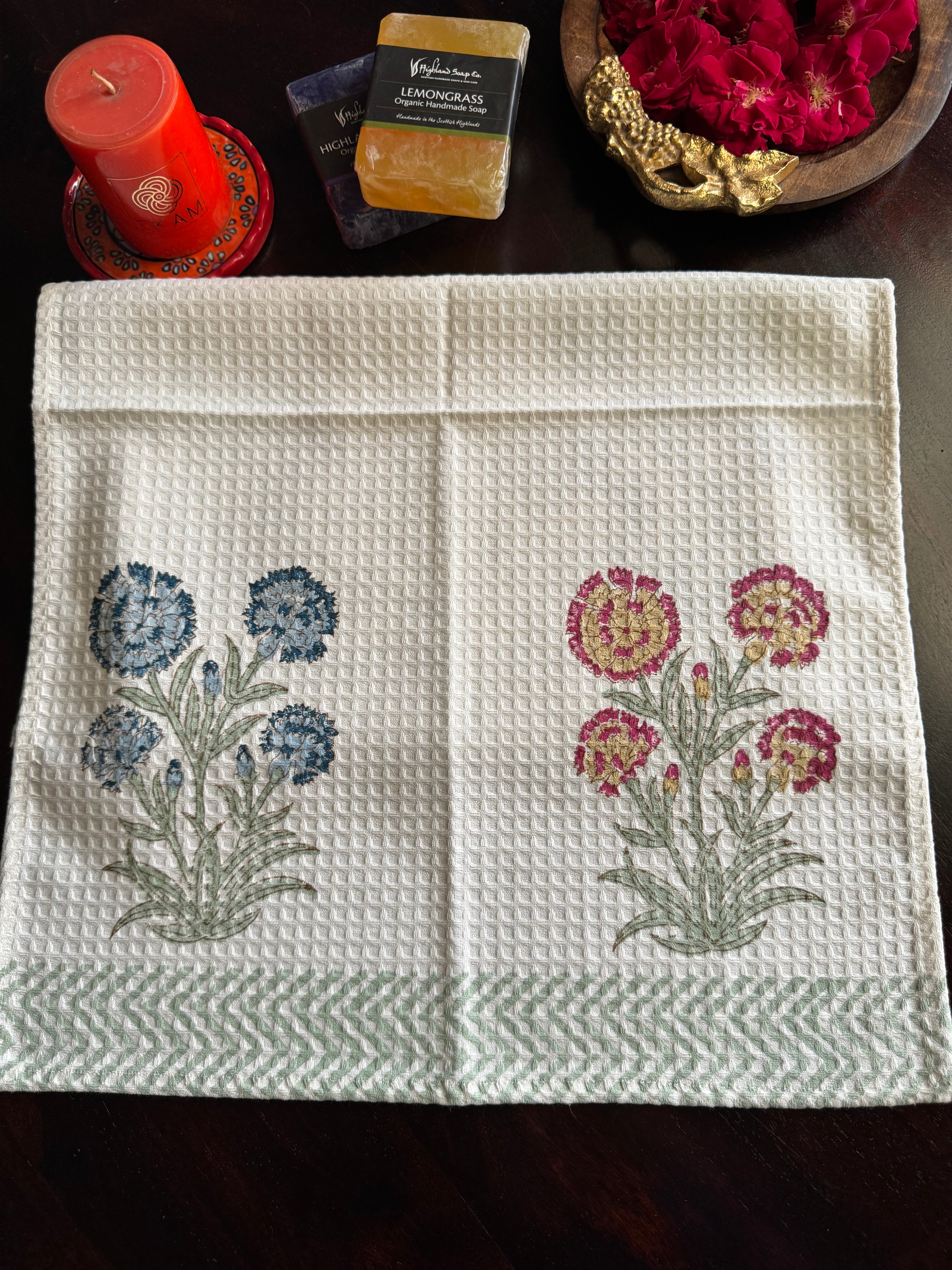 HANDBLOCK PRINTED BODY / HAND TOWEL