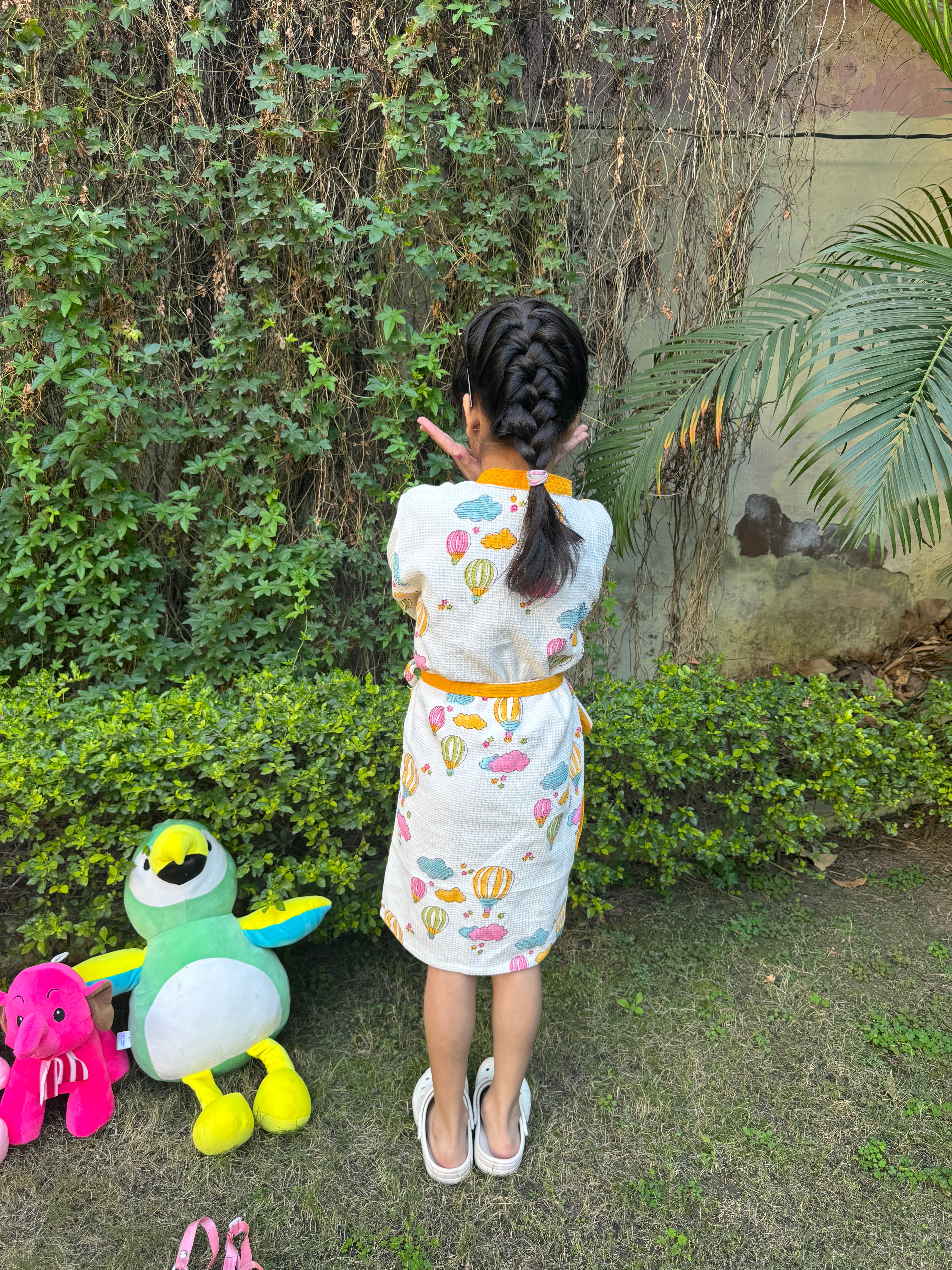 BLOCK PRINTED KIDS BATHROBES