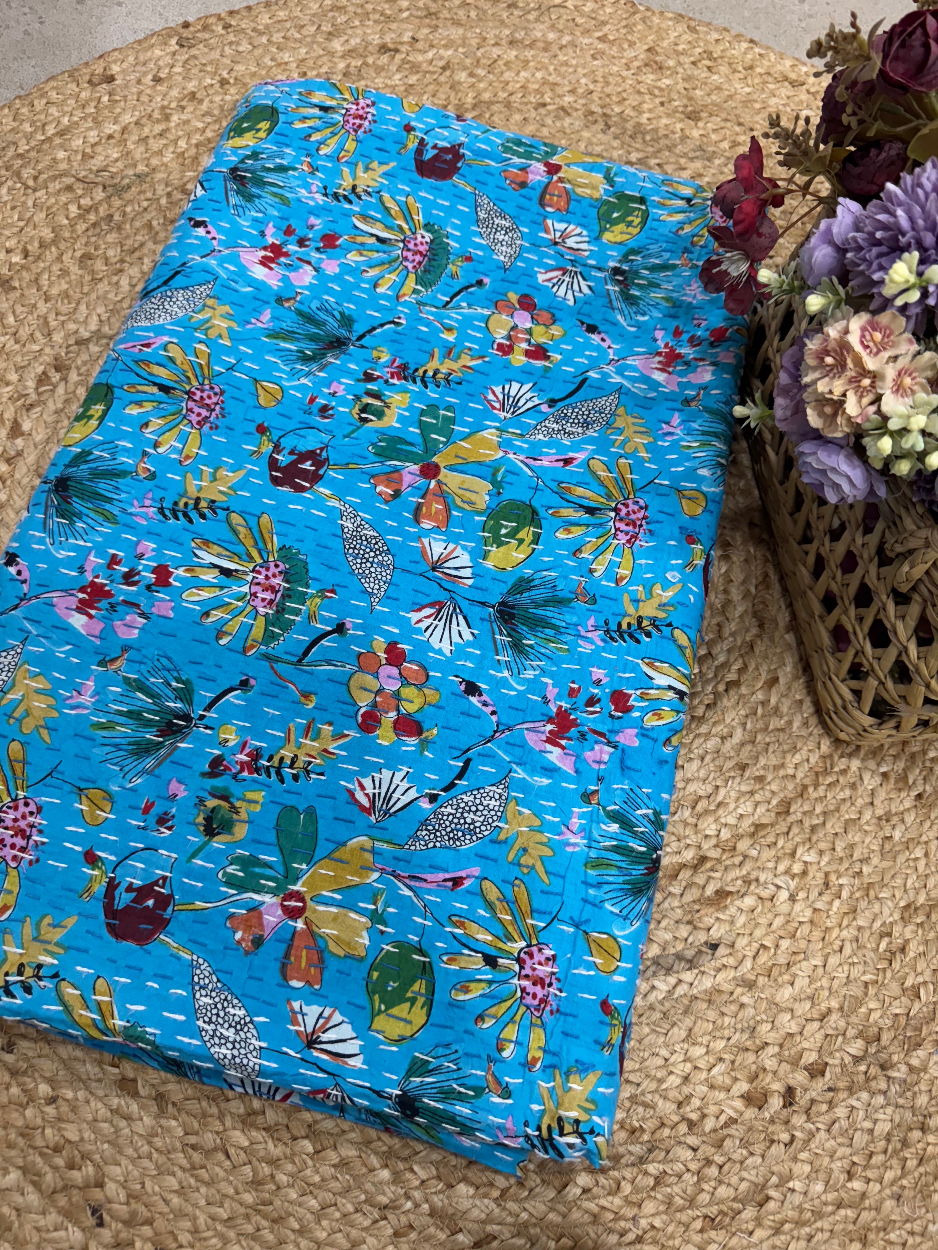 Kantha Bedcover
