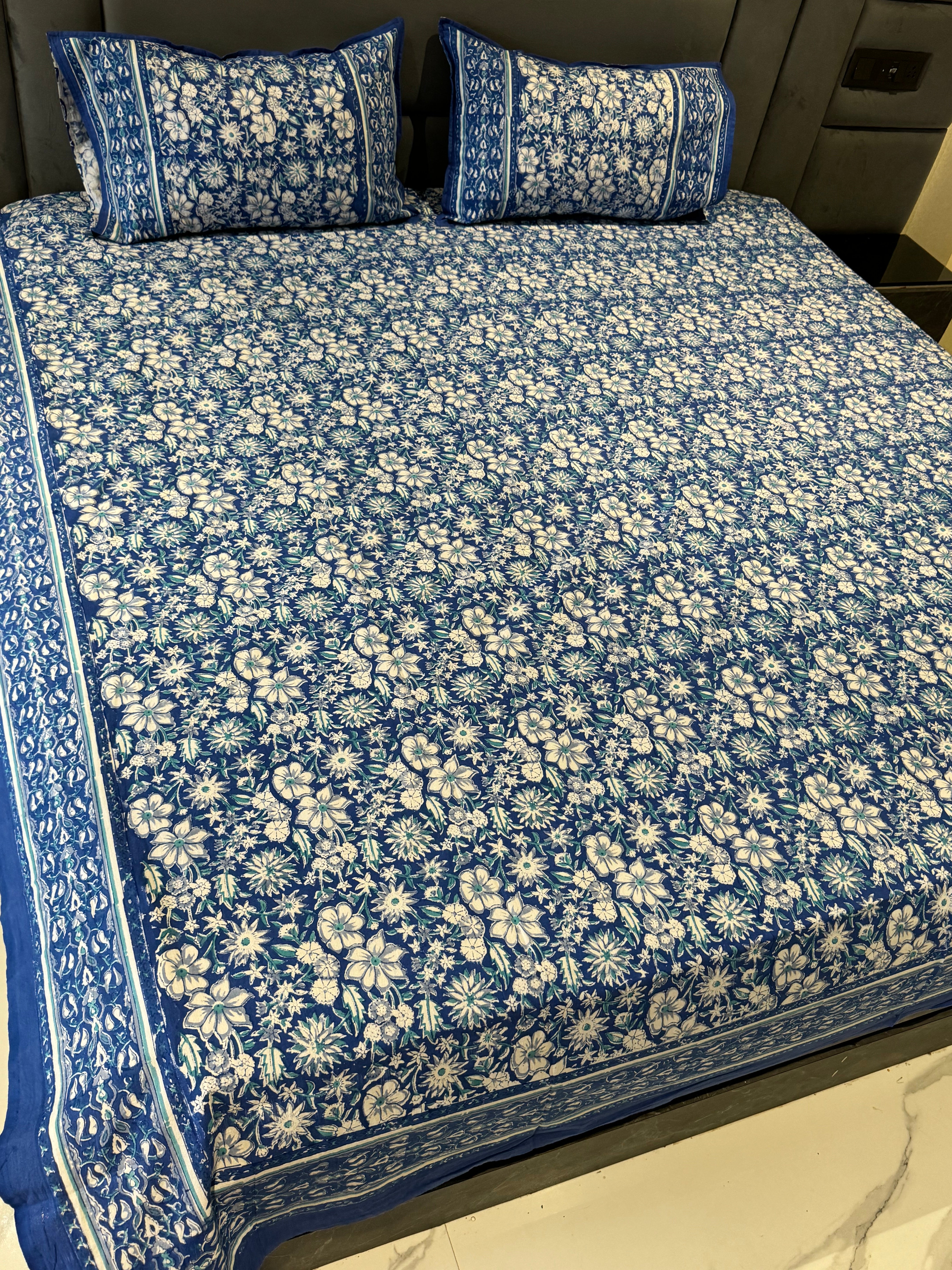 UTSAV HAND BLOCK PRINTED BEDSHEET