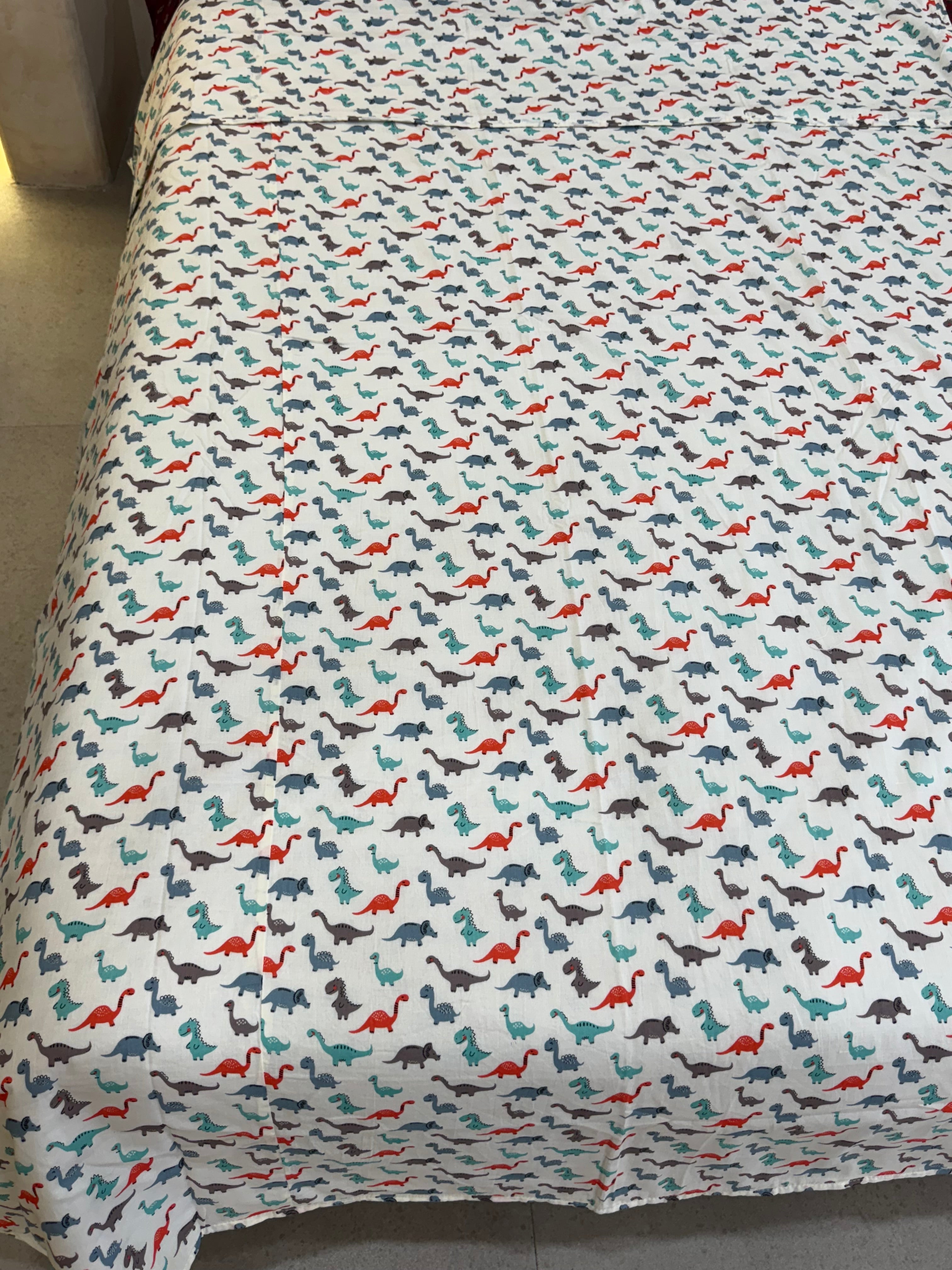 REVERSIBLE MULMUL DOHAR - 60 by 90 Inches