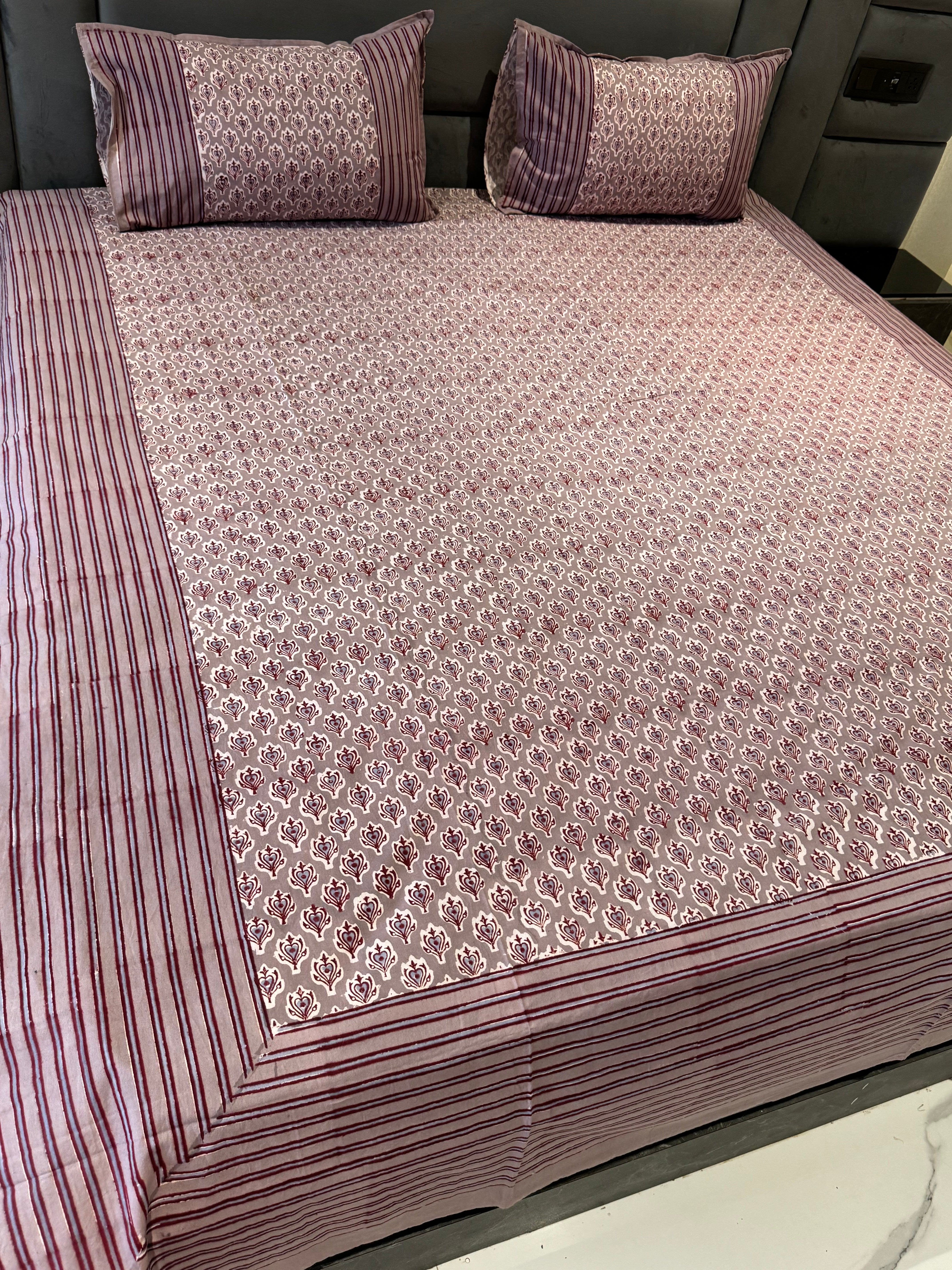 UTSAV HAND BLOCK PRINTED BEDSHEET