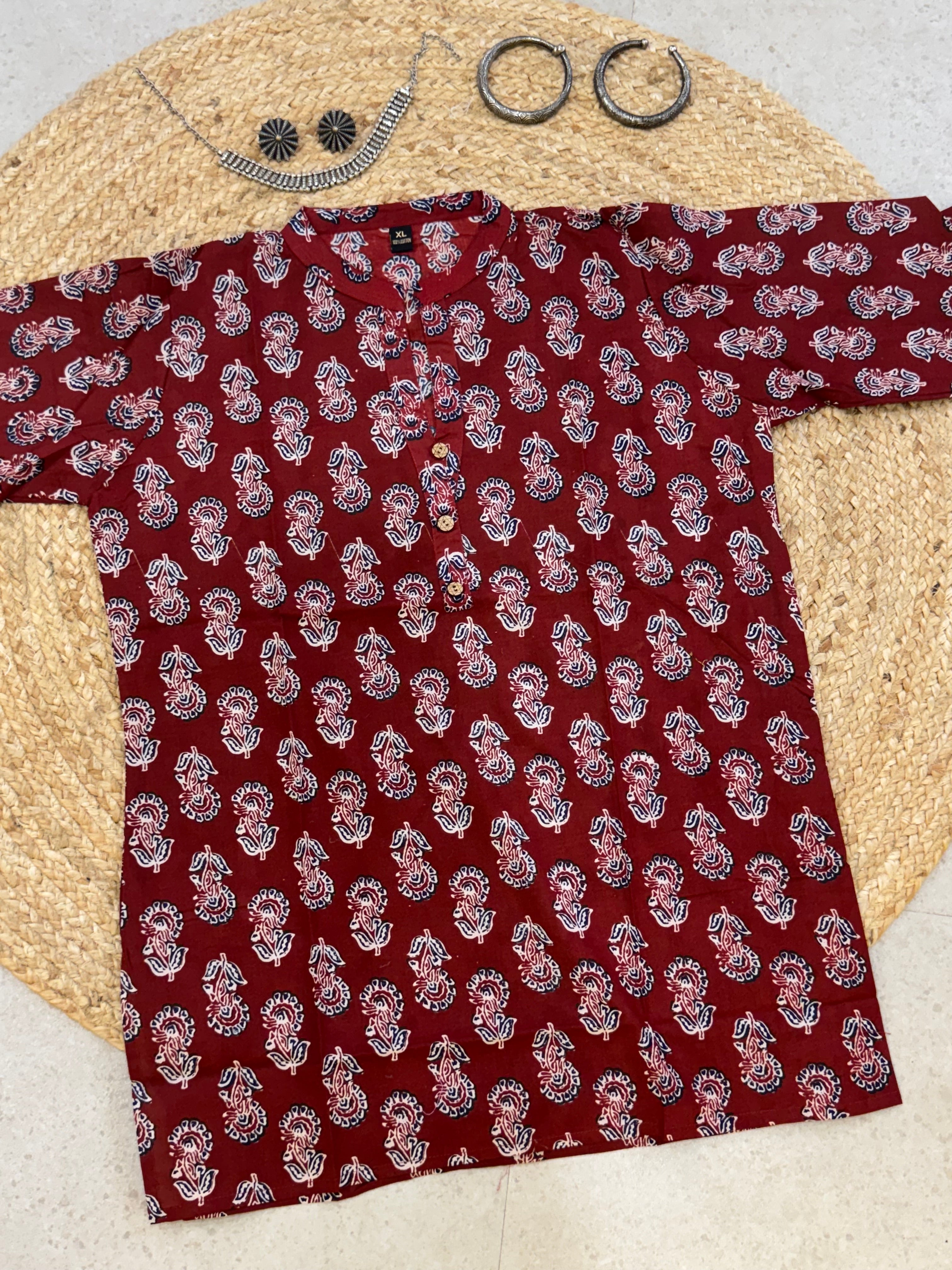 SHORT LENGTH COTTON KURTA