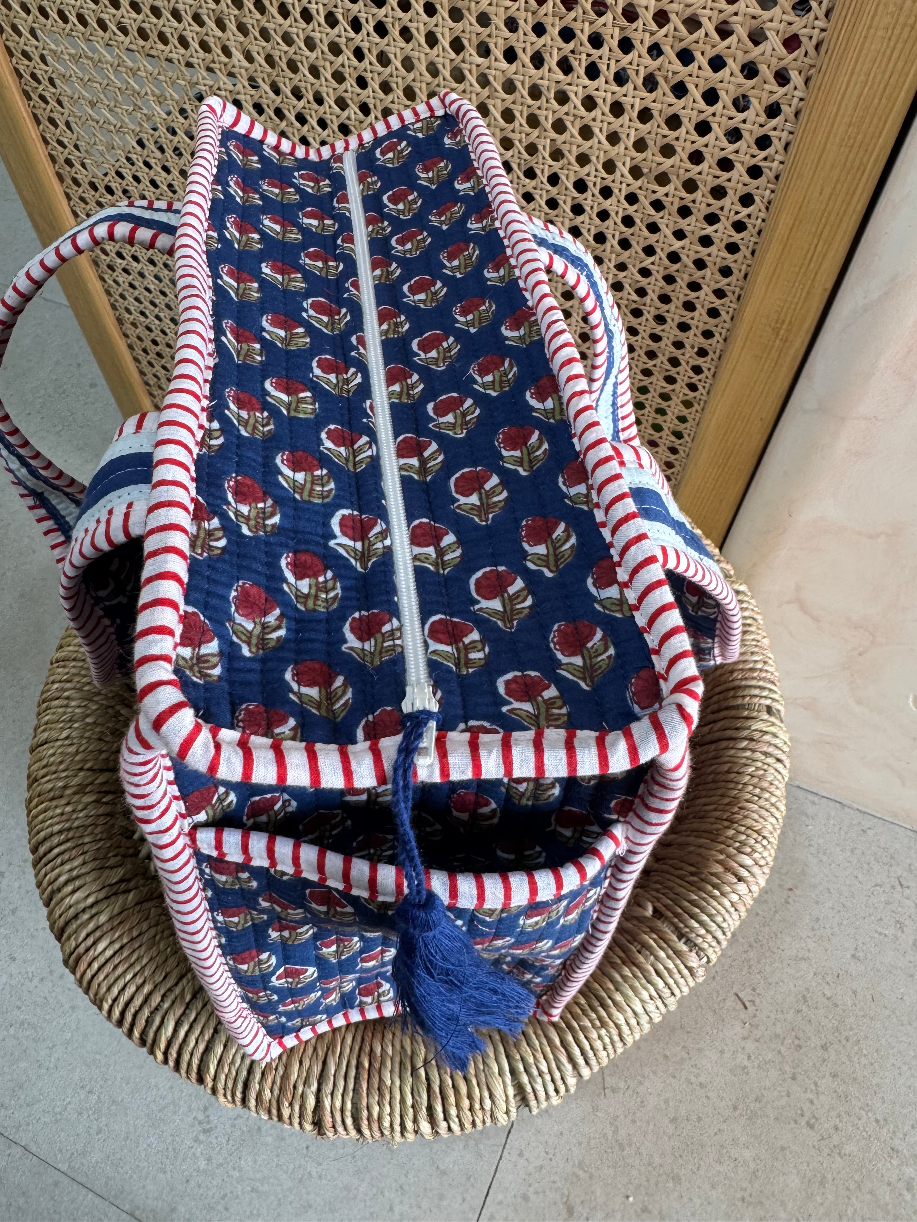 MINI TOTE BAG WITH ZIP