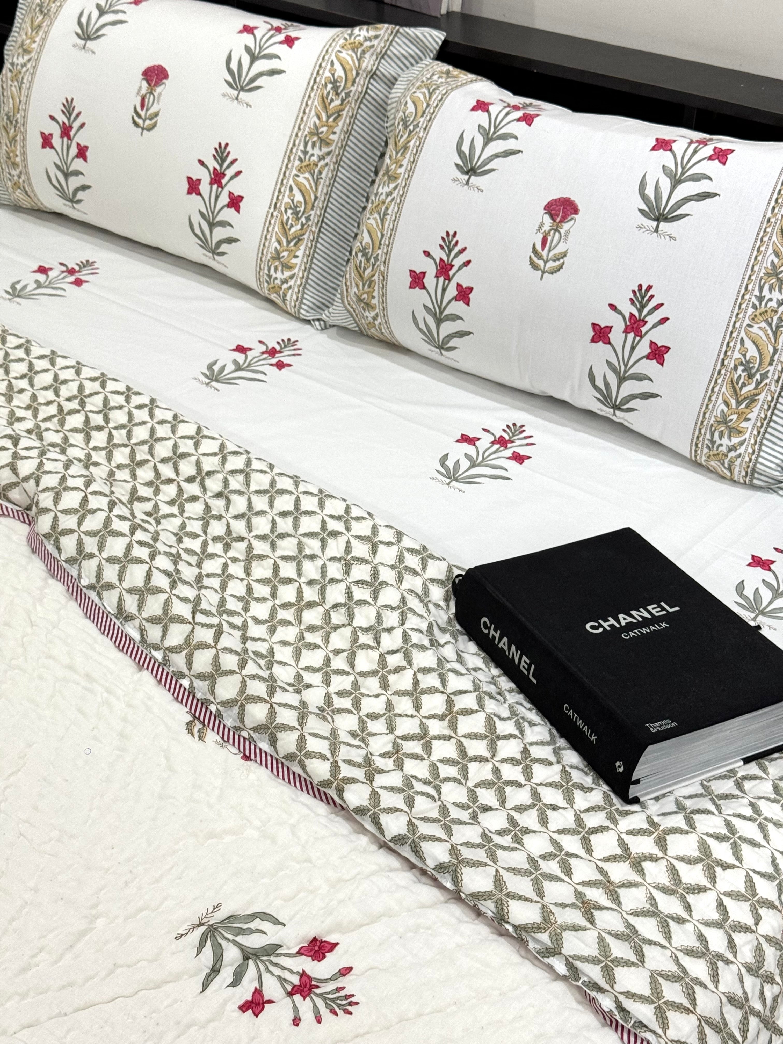 RAAYA HANDBLOCK PRINTED BEDDING