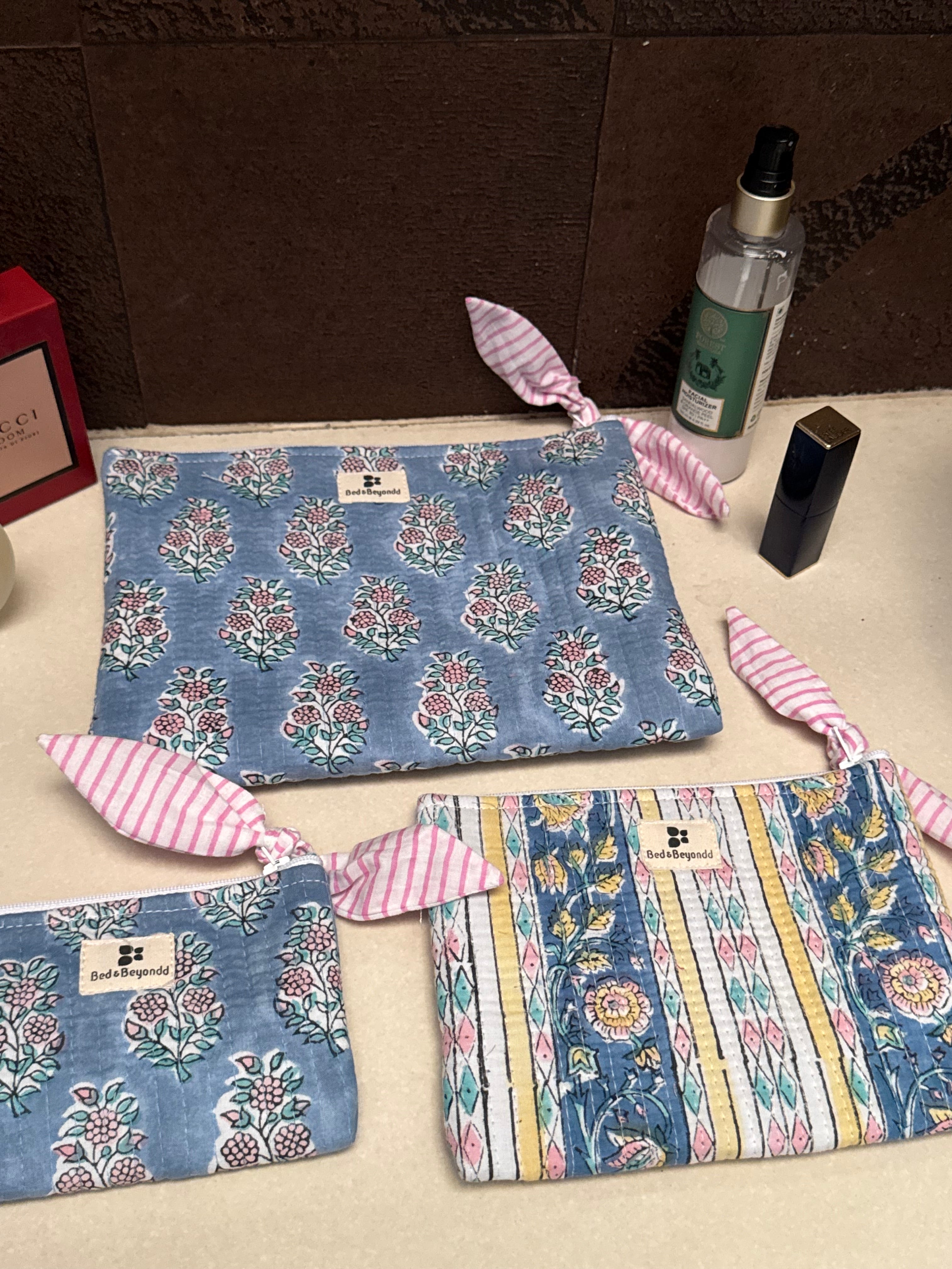 FLAT POUCH - SET OF THREE