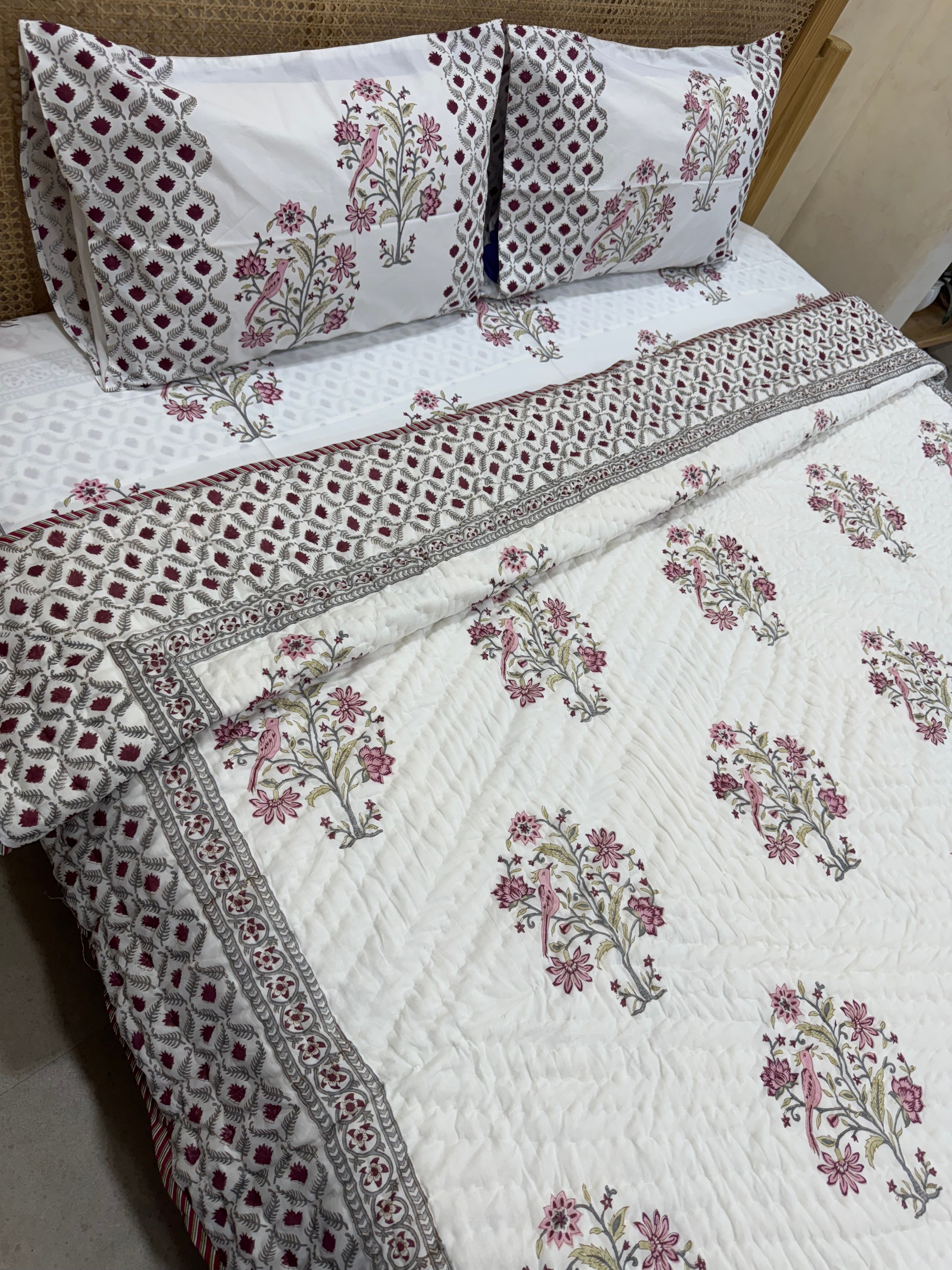 BLOOM ATELIER HANDBLOCK PRINTED BEDDING