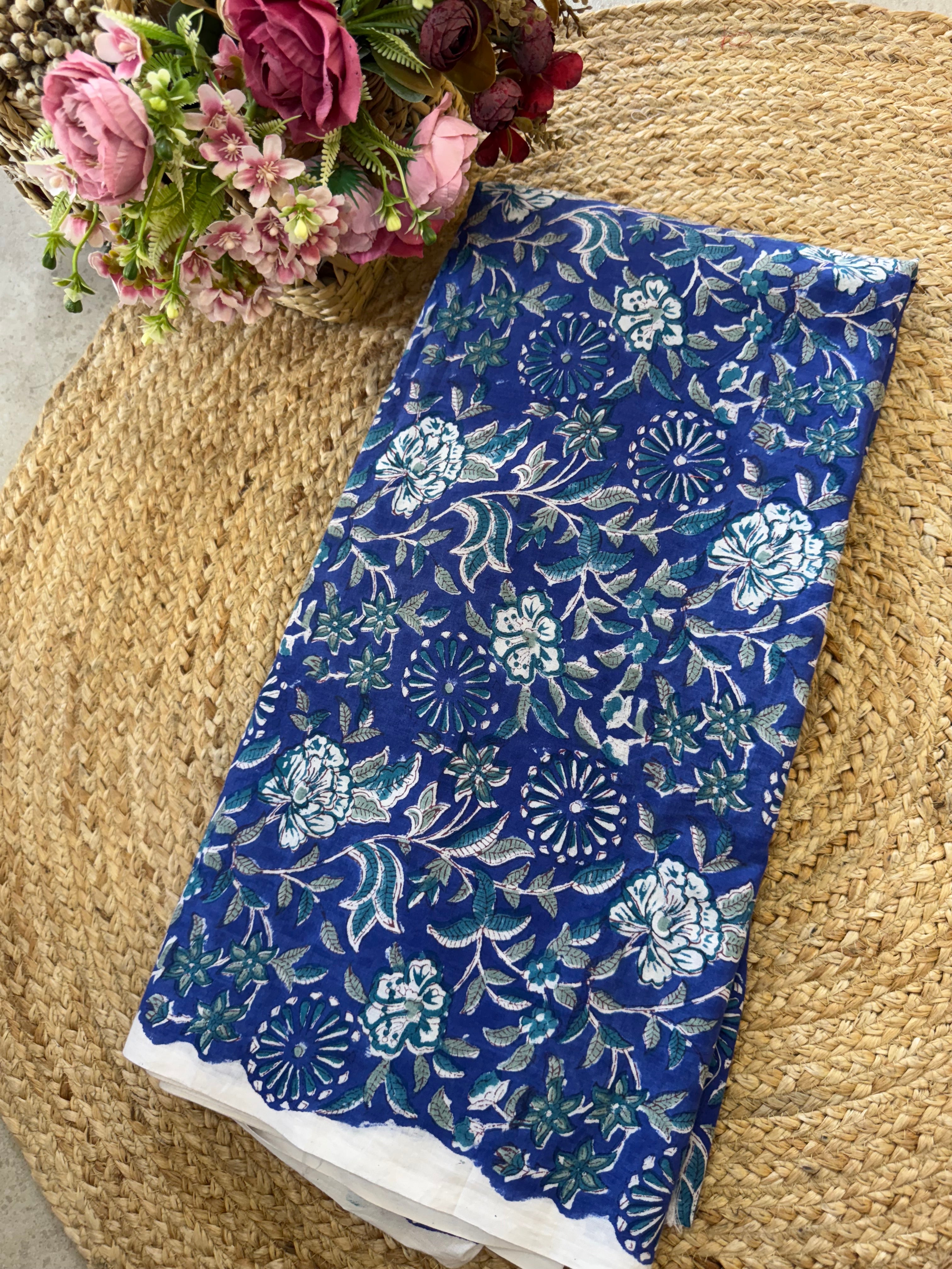 HAND BLOCK PRINTED COTTON FABRIC