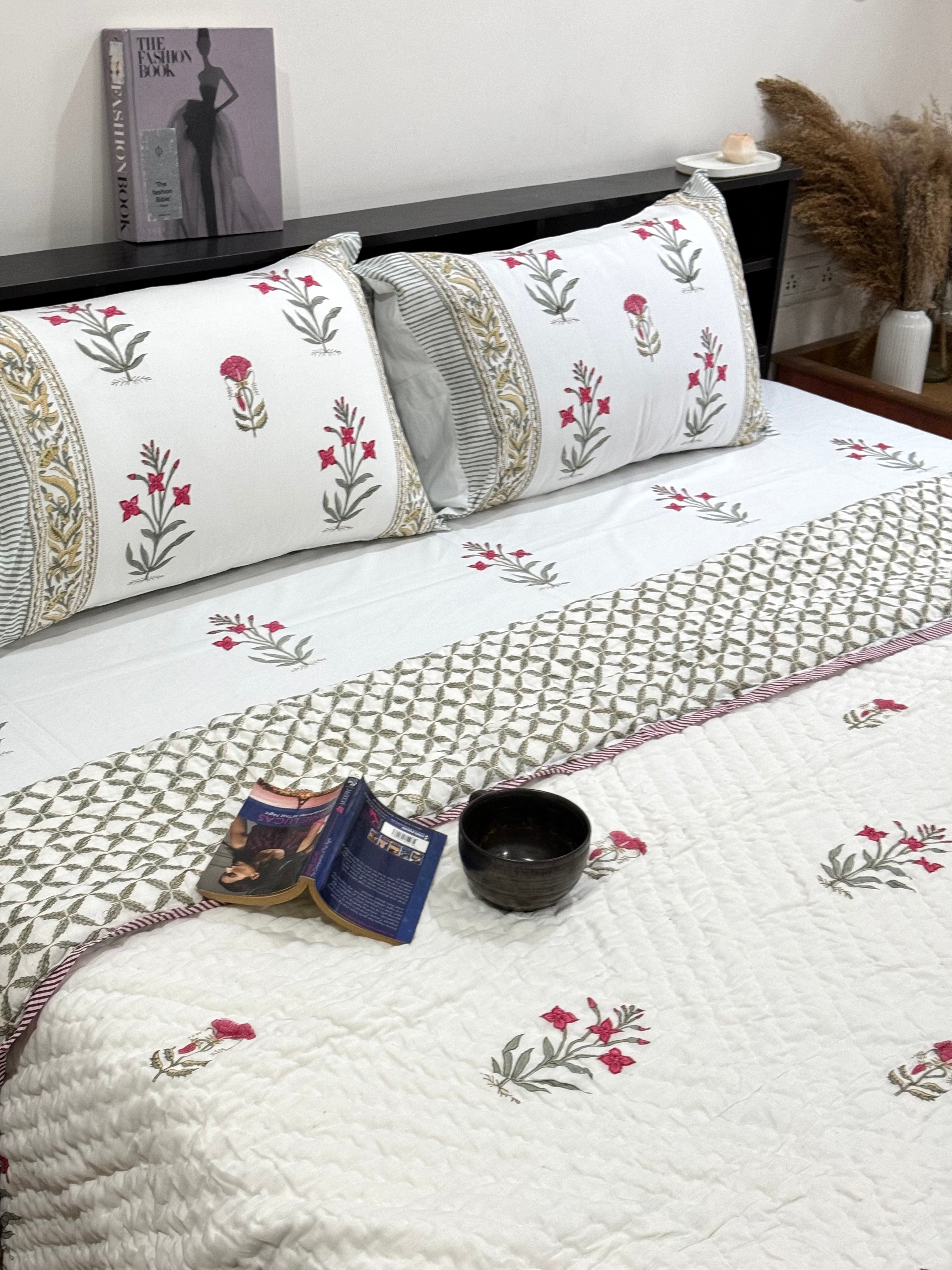 RAAYA HANDBLOCK PRINTED BEDDING