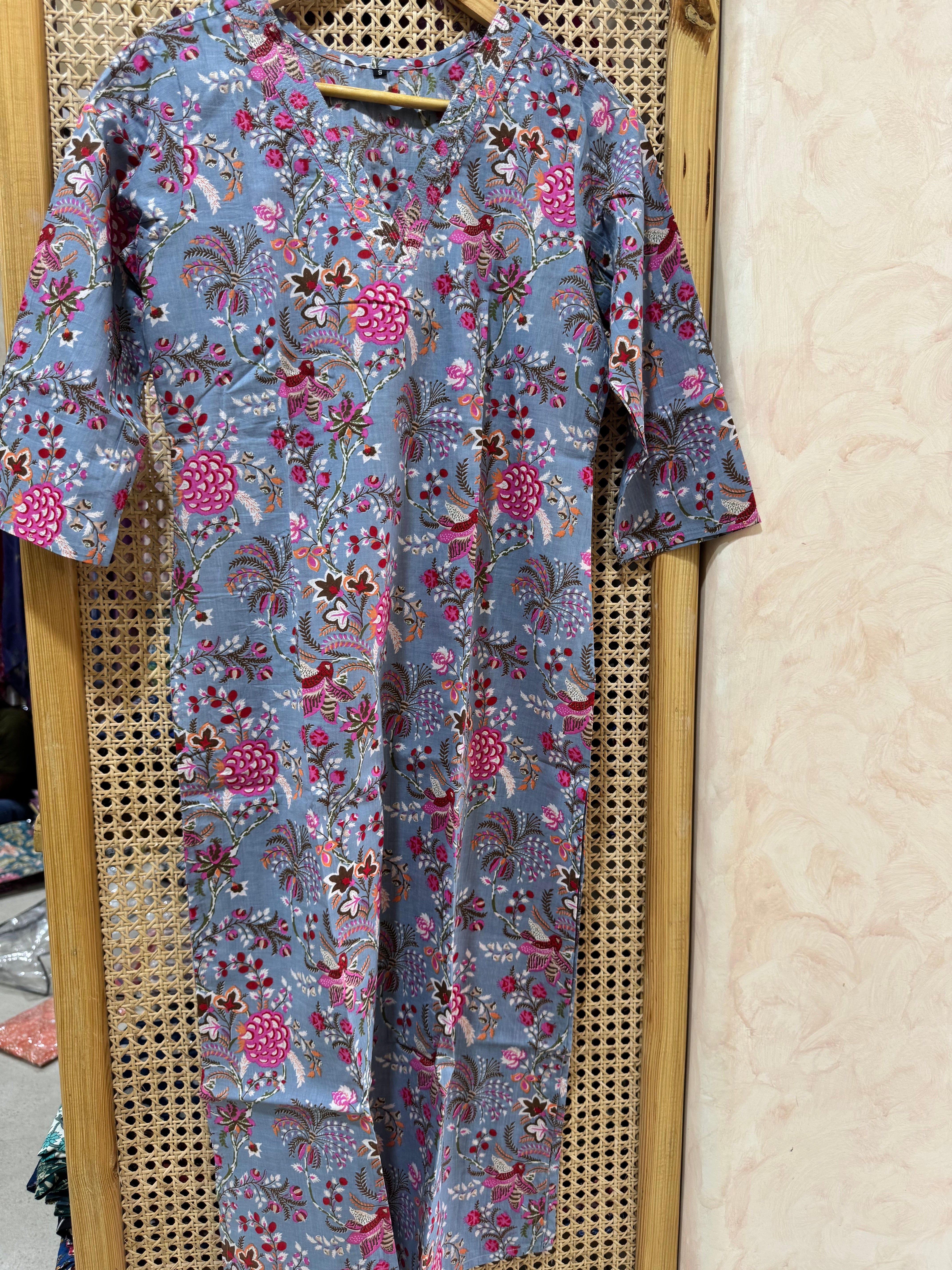 PURE COTTON STRAIGHT KURTA