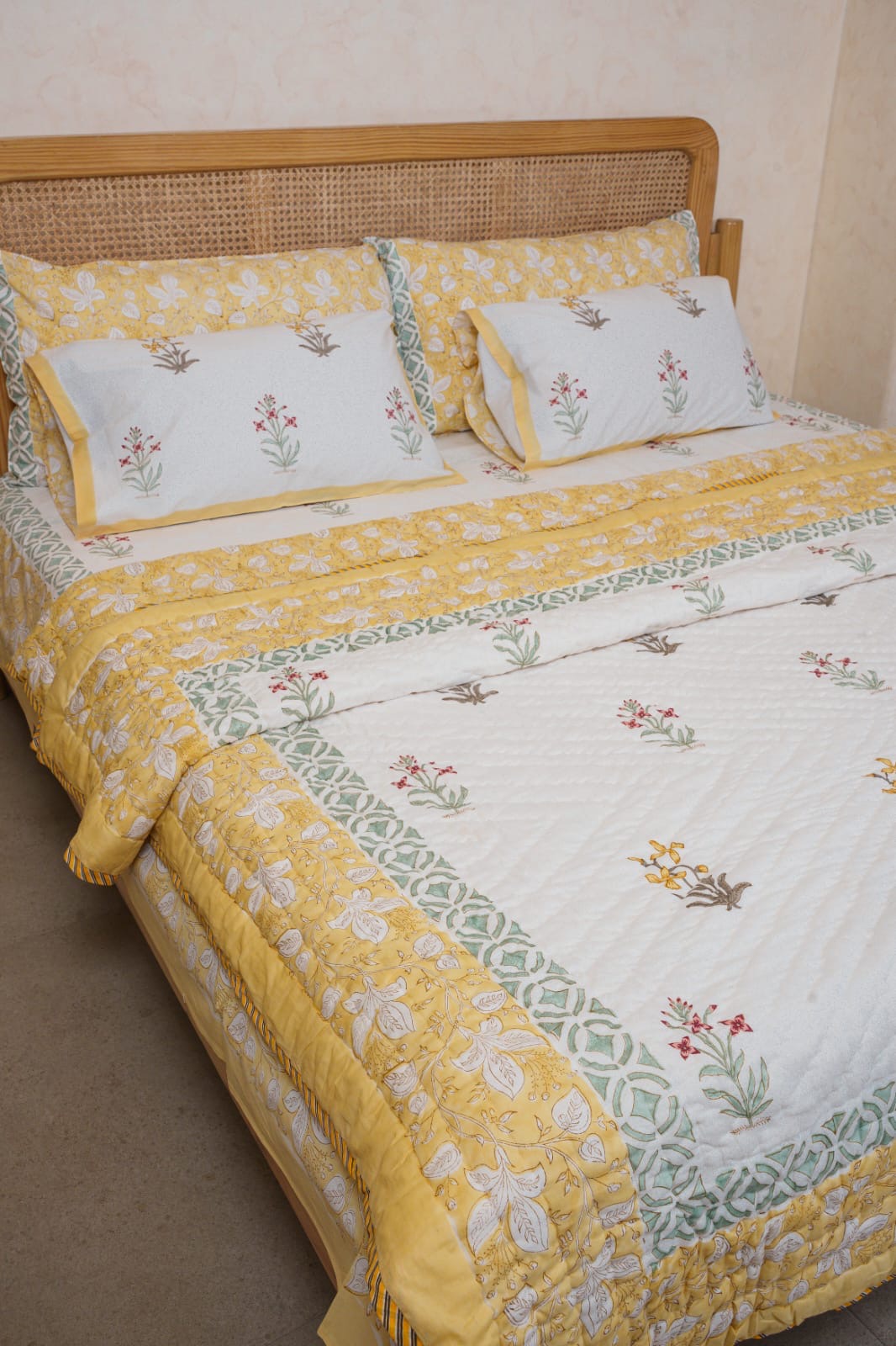 RASHIKA HANDBLOCK PRINTED BEDDING
