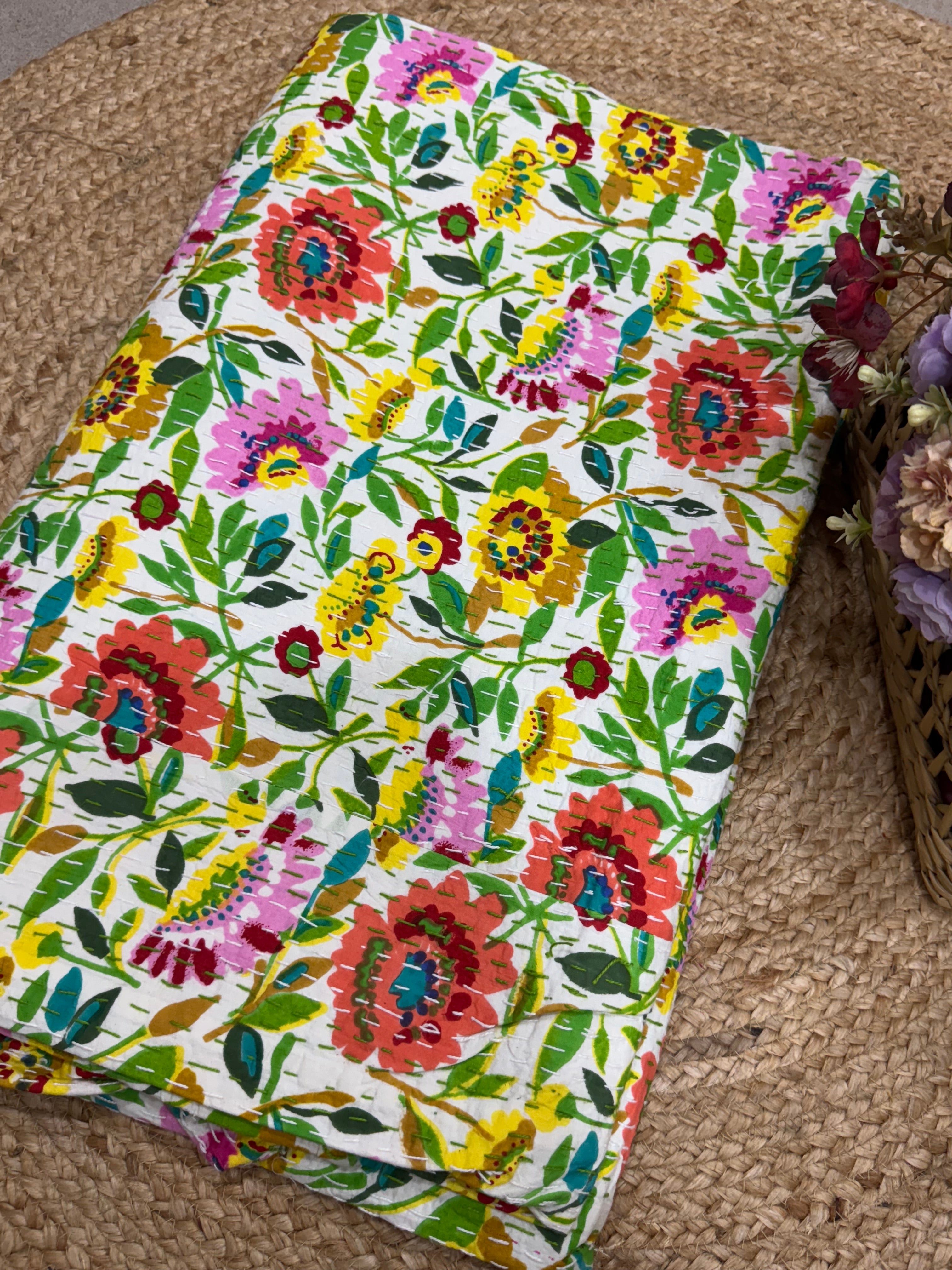 Kantha Bedcover