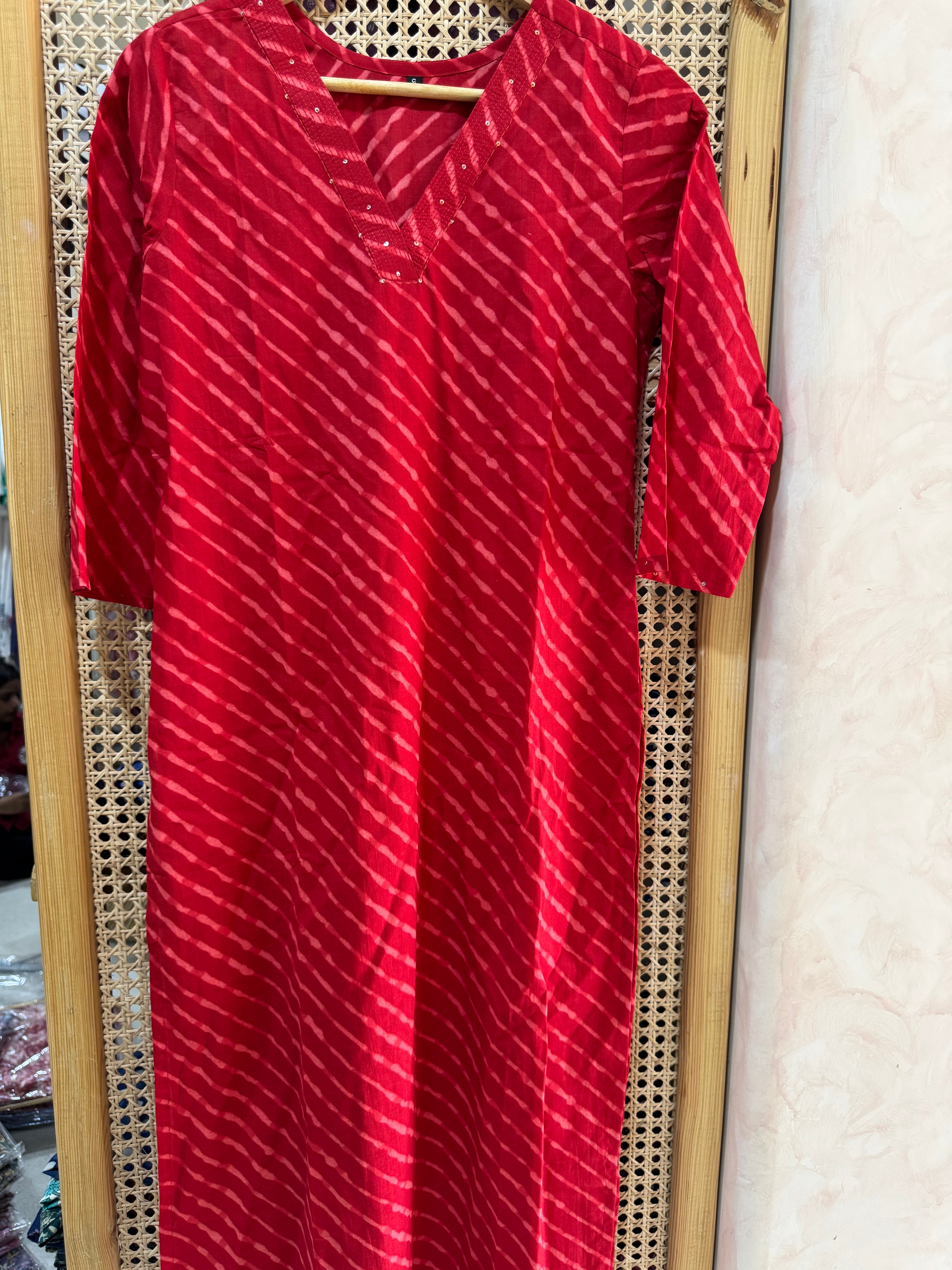 PURE COTTON STRAIGHT KURTA