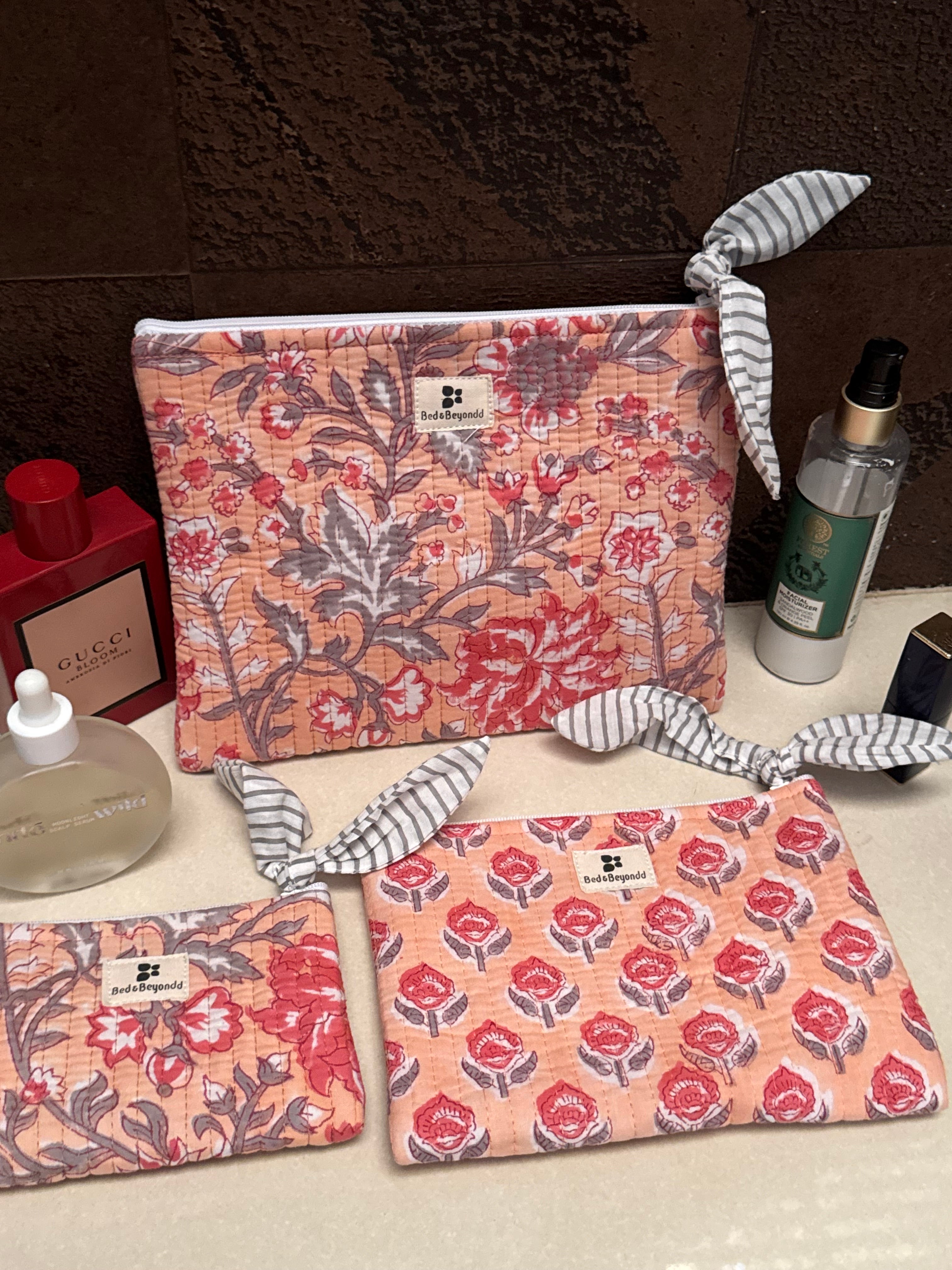 FLAT POUCH - SET OF THREE