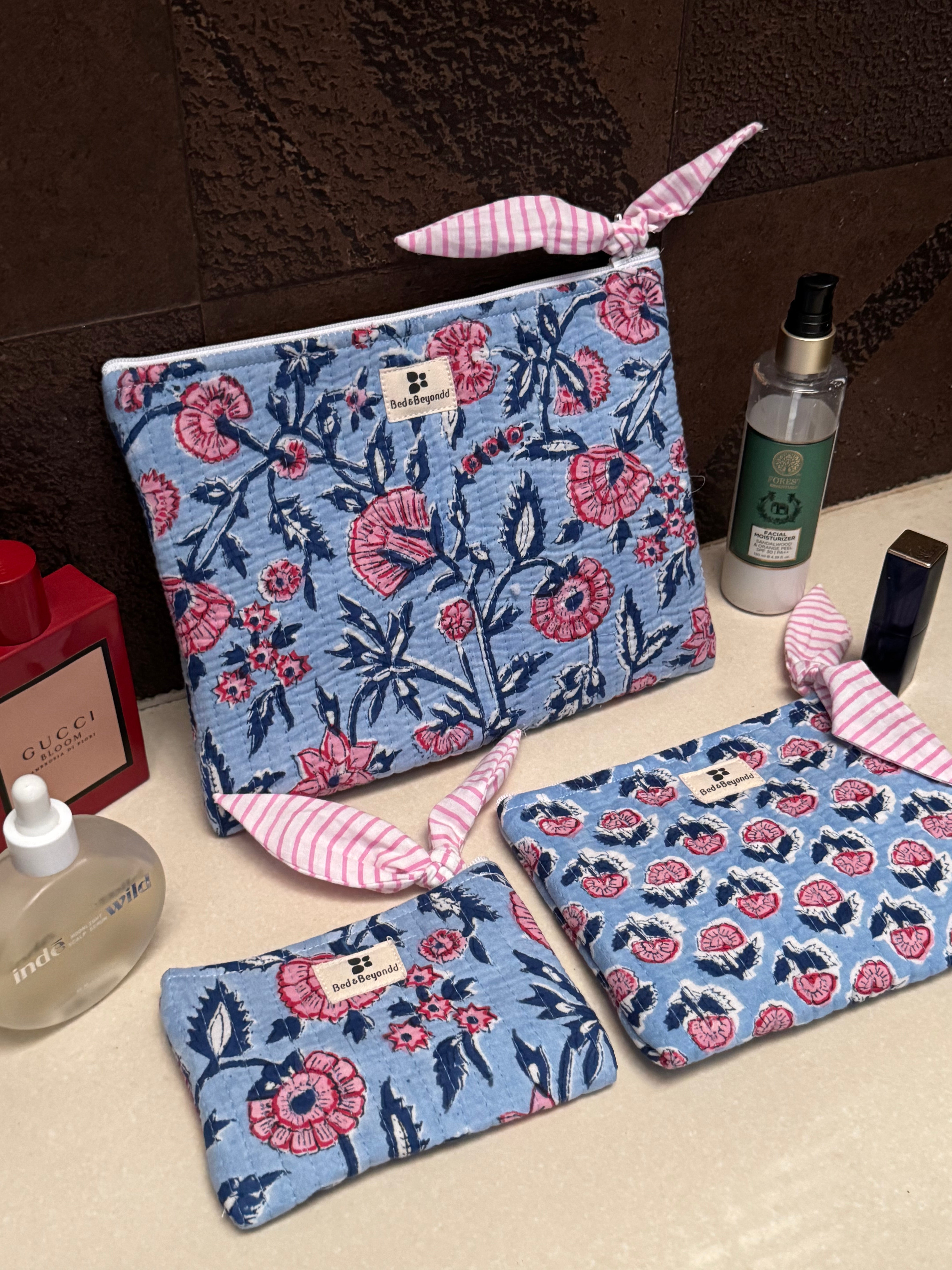 FLAT POUCH - SET OF THREE