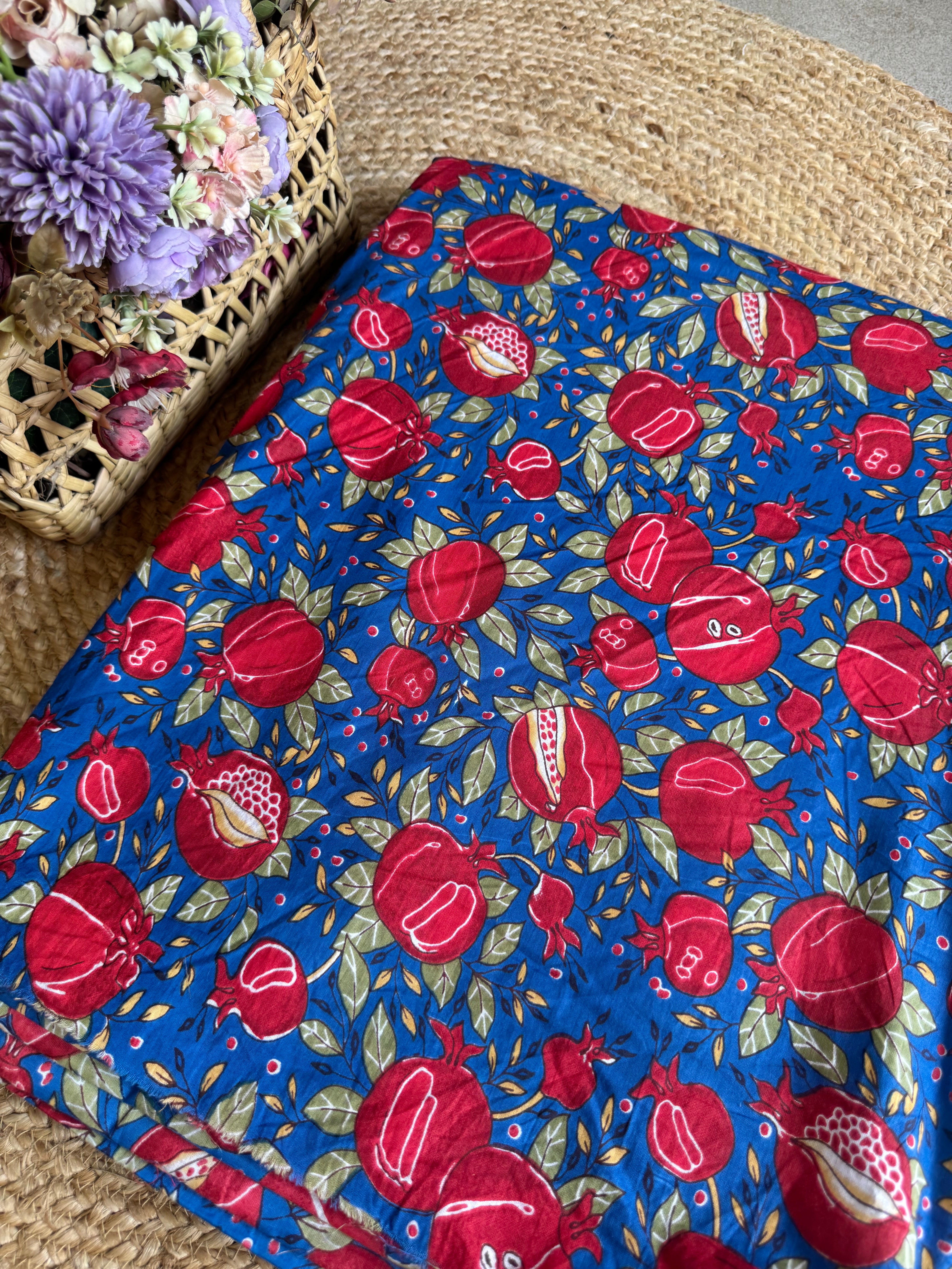 HAND BLOCK PRINTED COTTON FABRIC