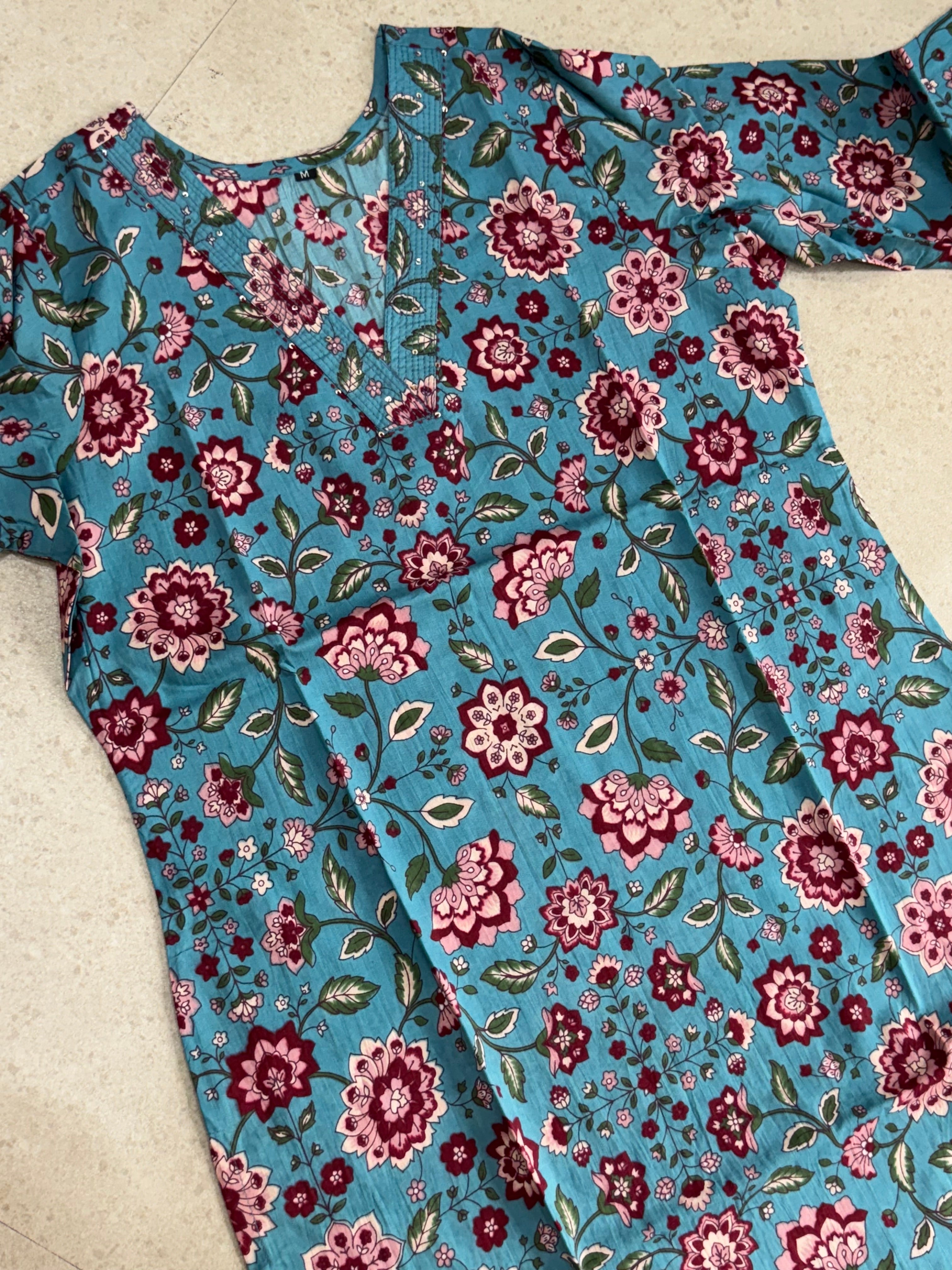 PURE COTTON STRAIGHT KURTA