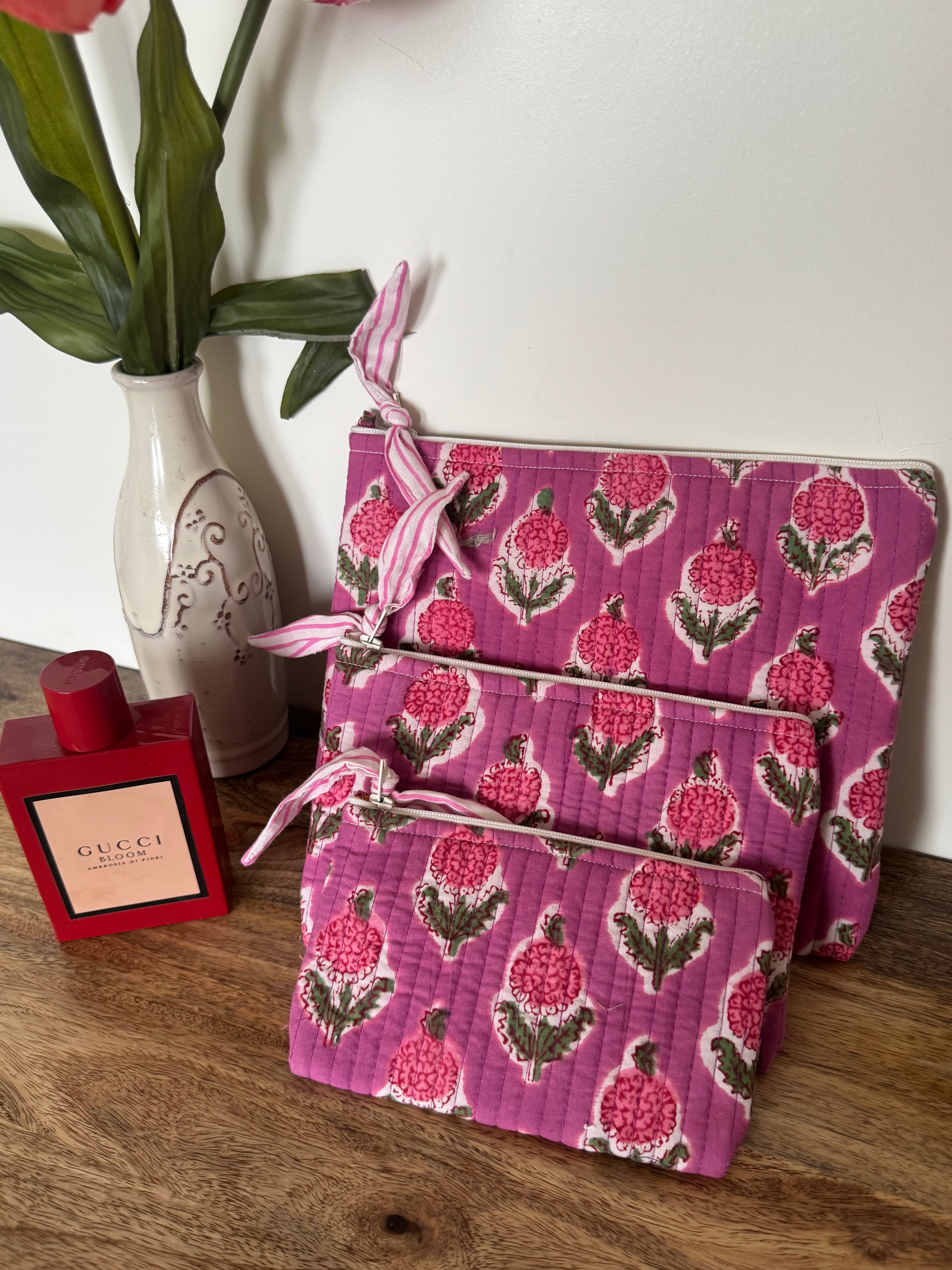 FLAT POUCH - SET OF THREE