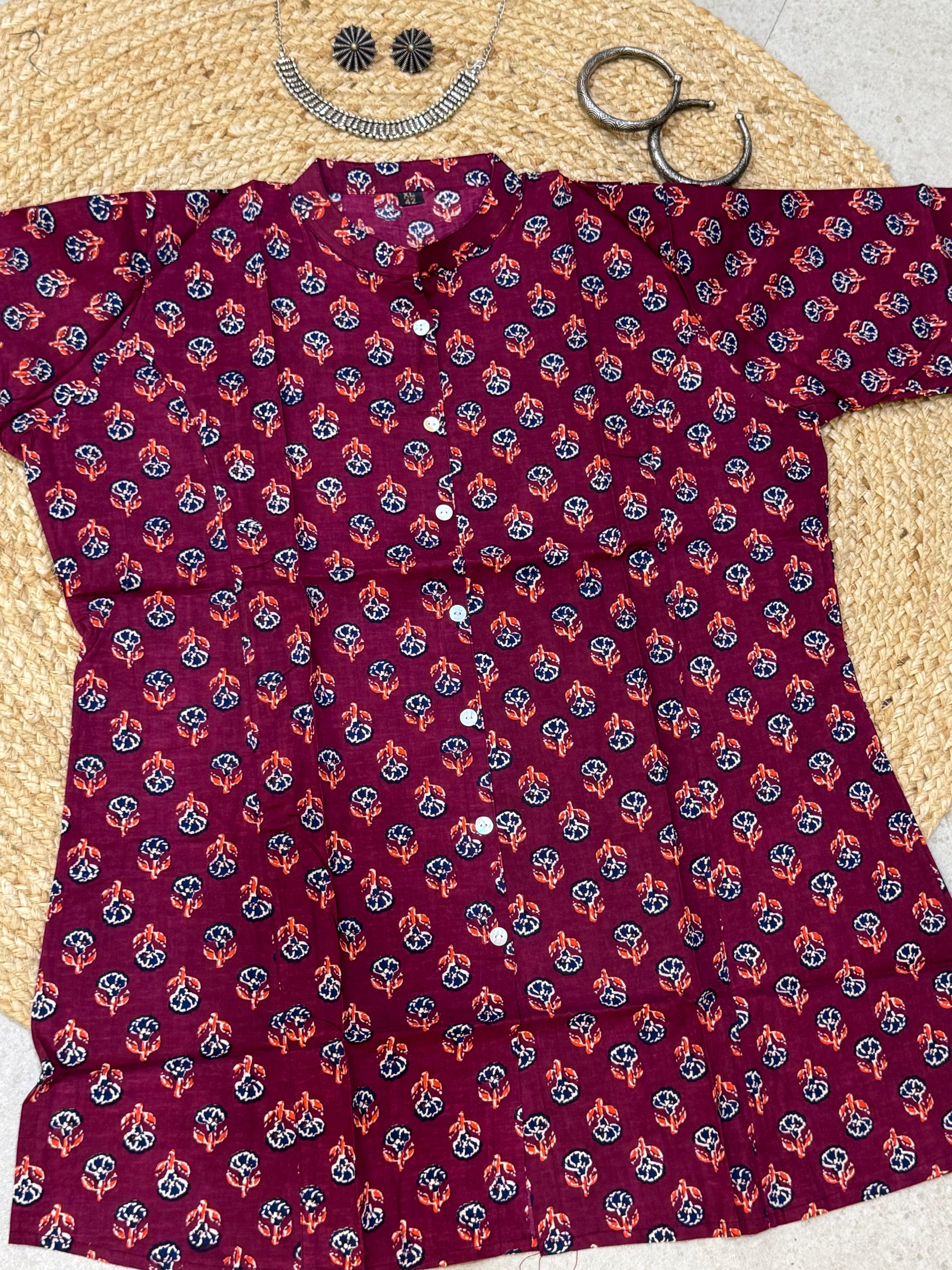 SHORT LENGTH COTTON KURTA