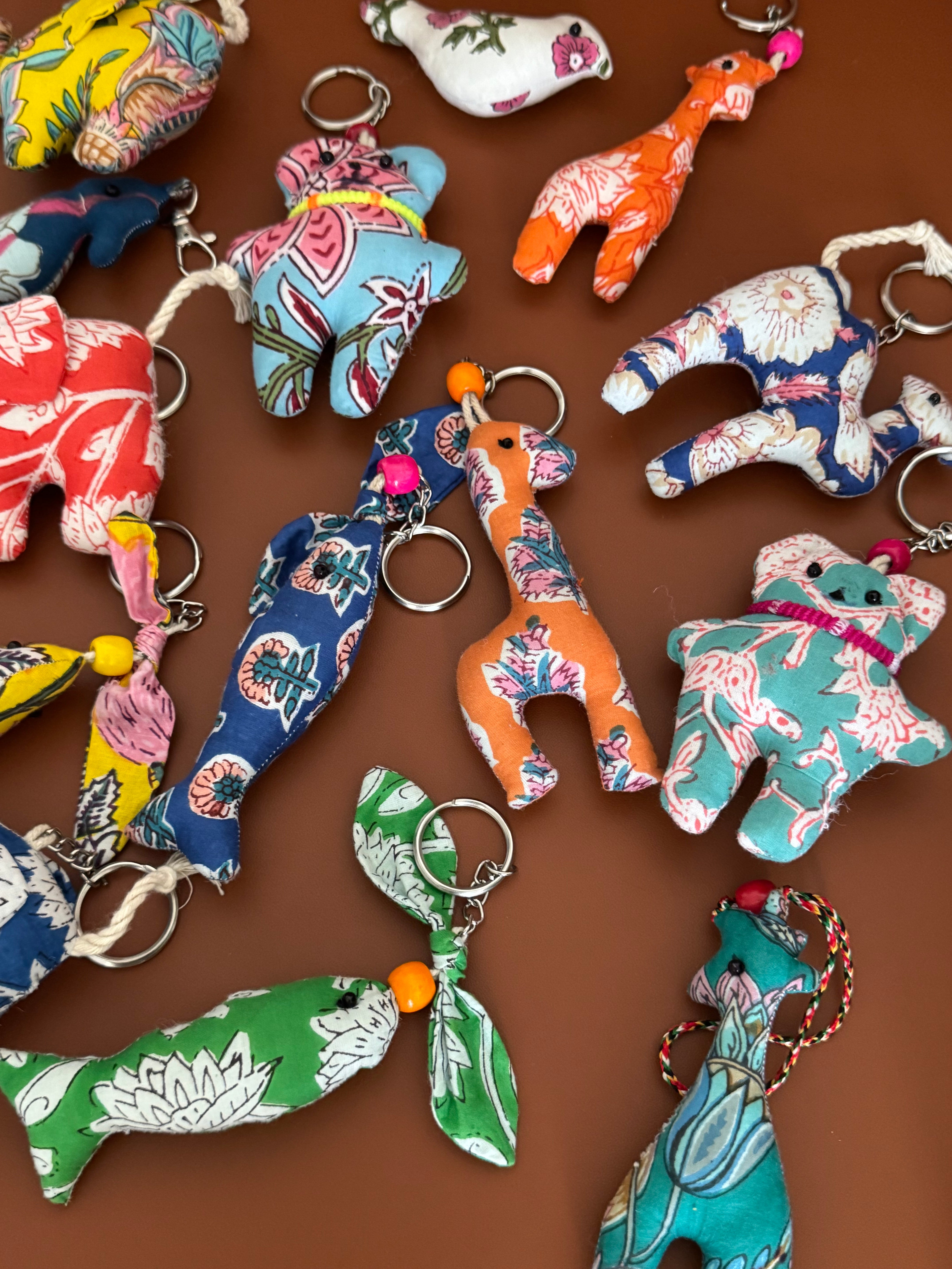 FABRIC KEYCHAINS
