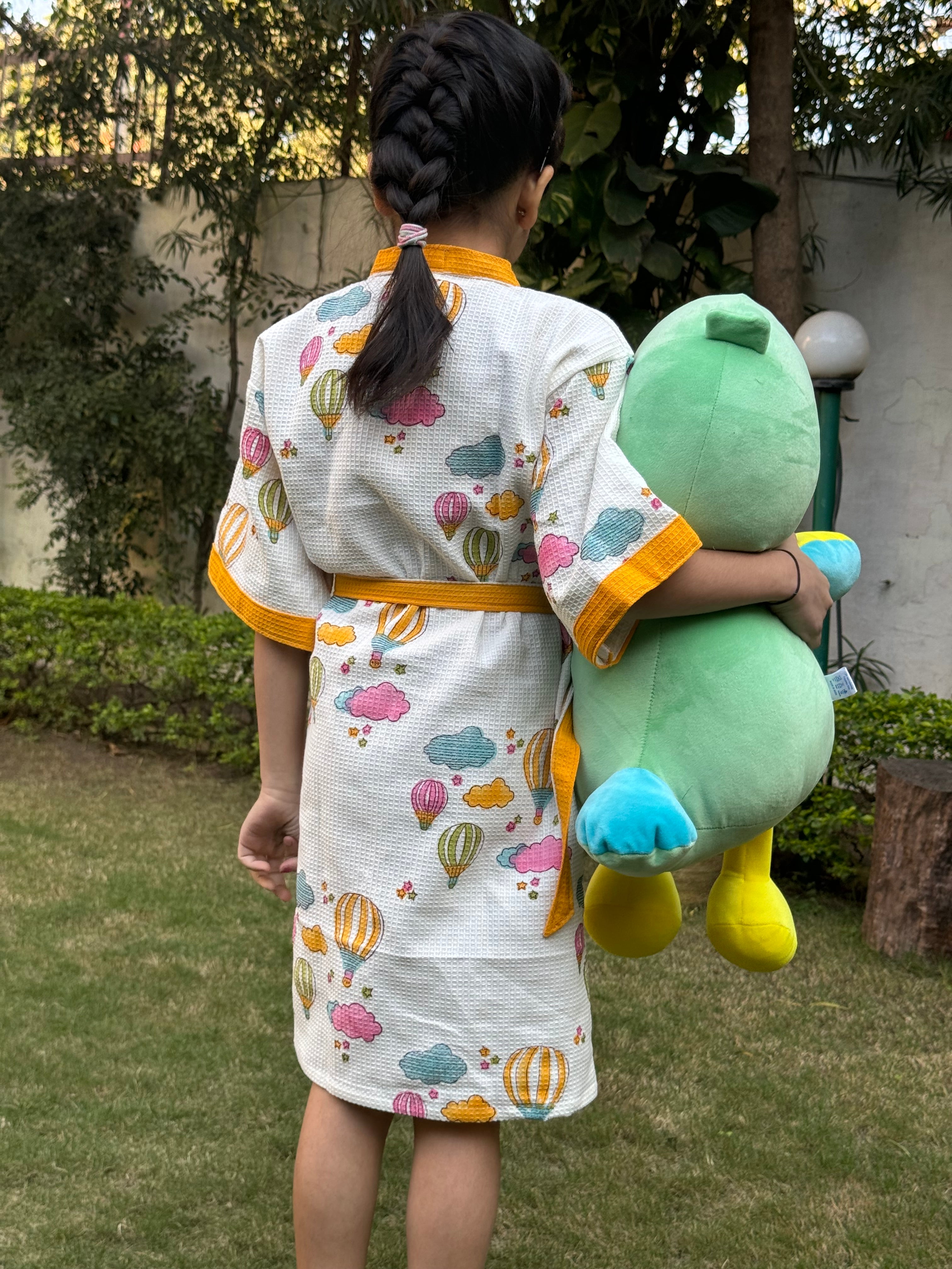 BLOCK PRINTED KIDS BATHROBES