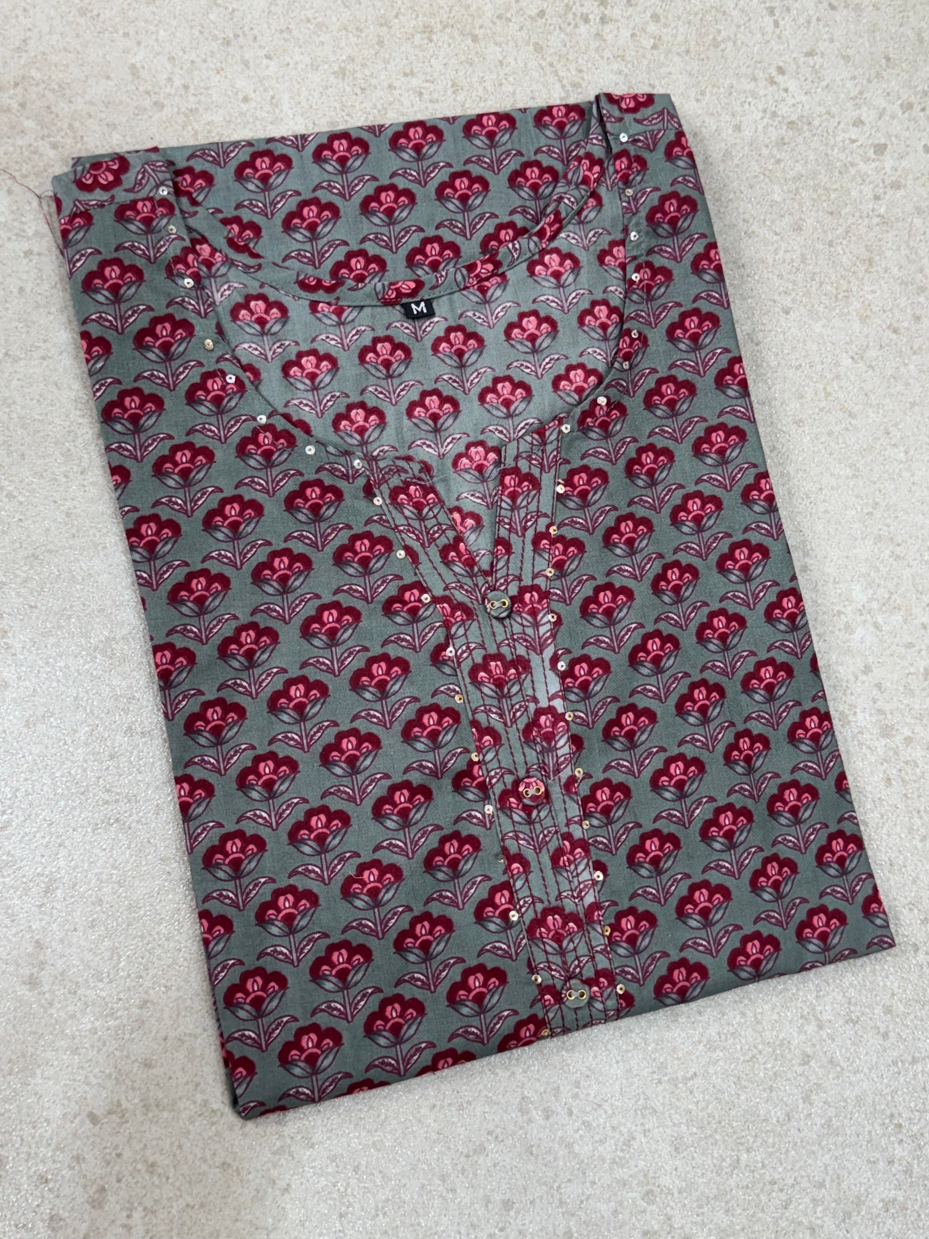 PURE COTTON STRAIGHT KURTA