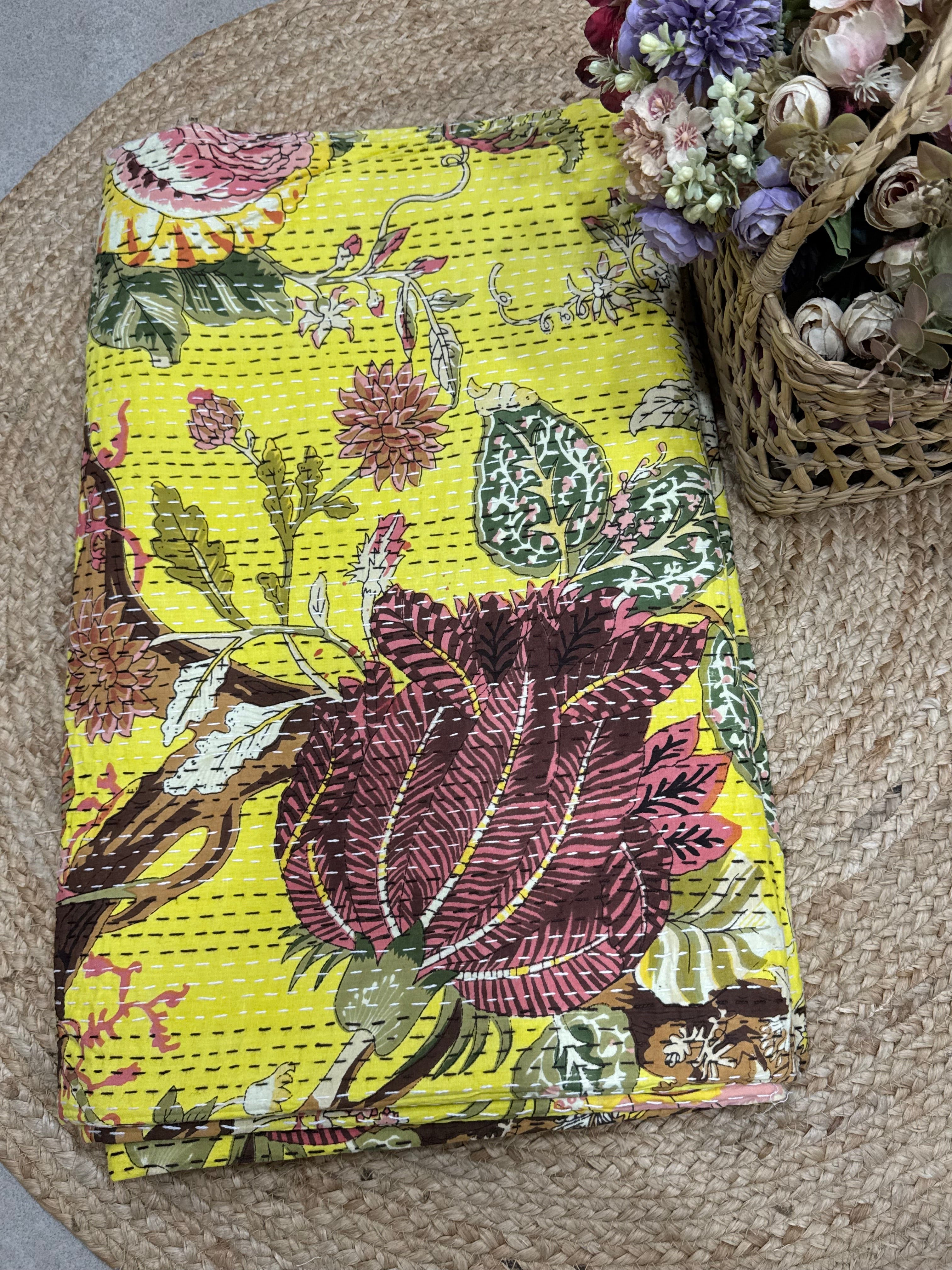 Kantha Bedcover