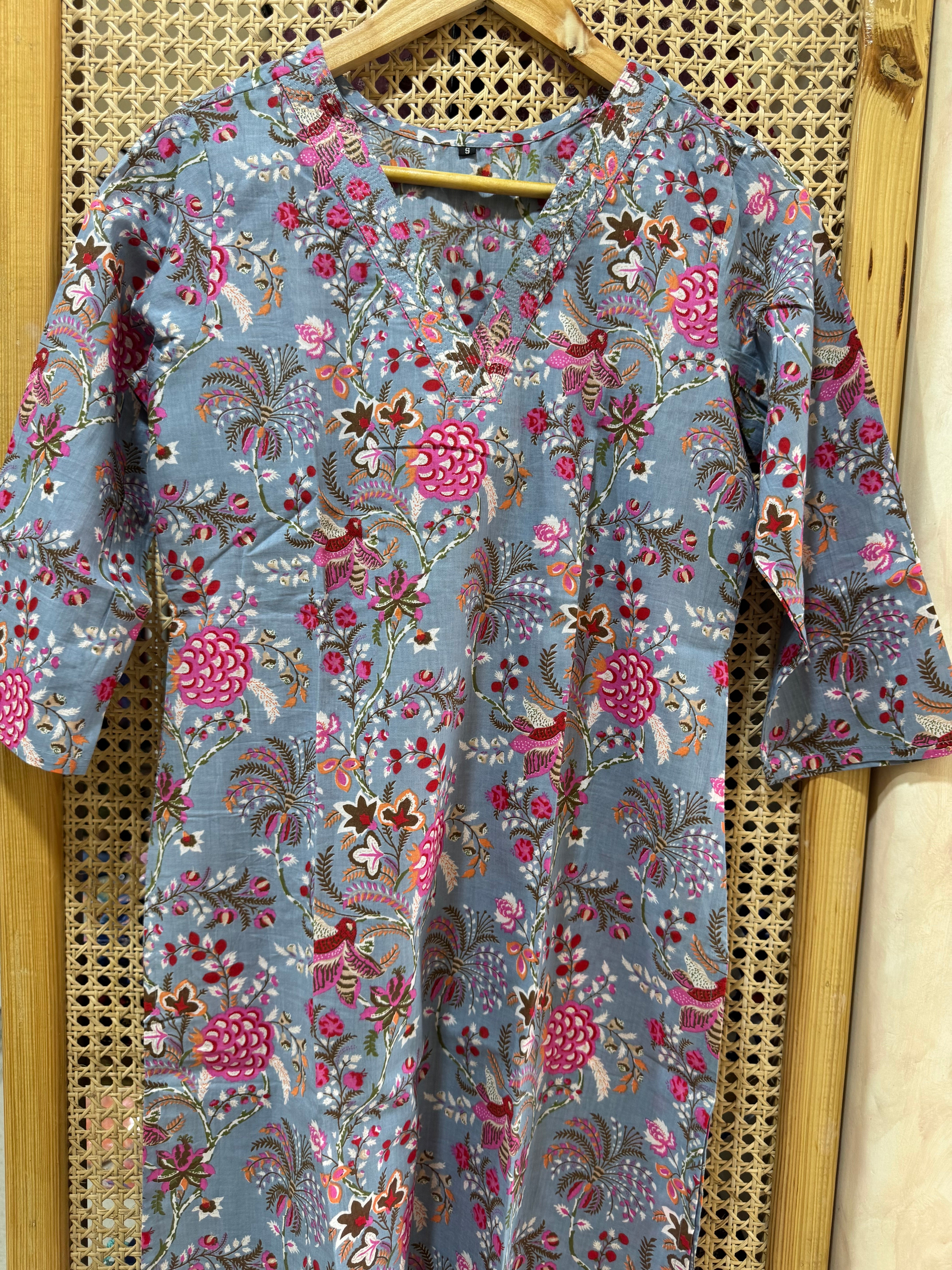 PURE COTTON STRAIGHT KURTA