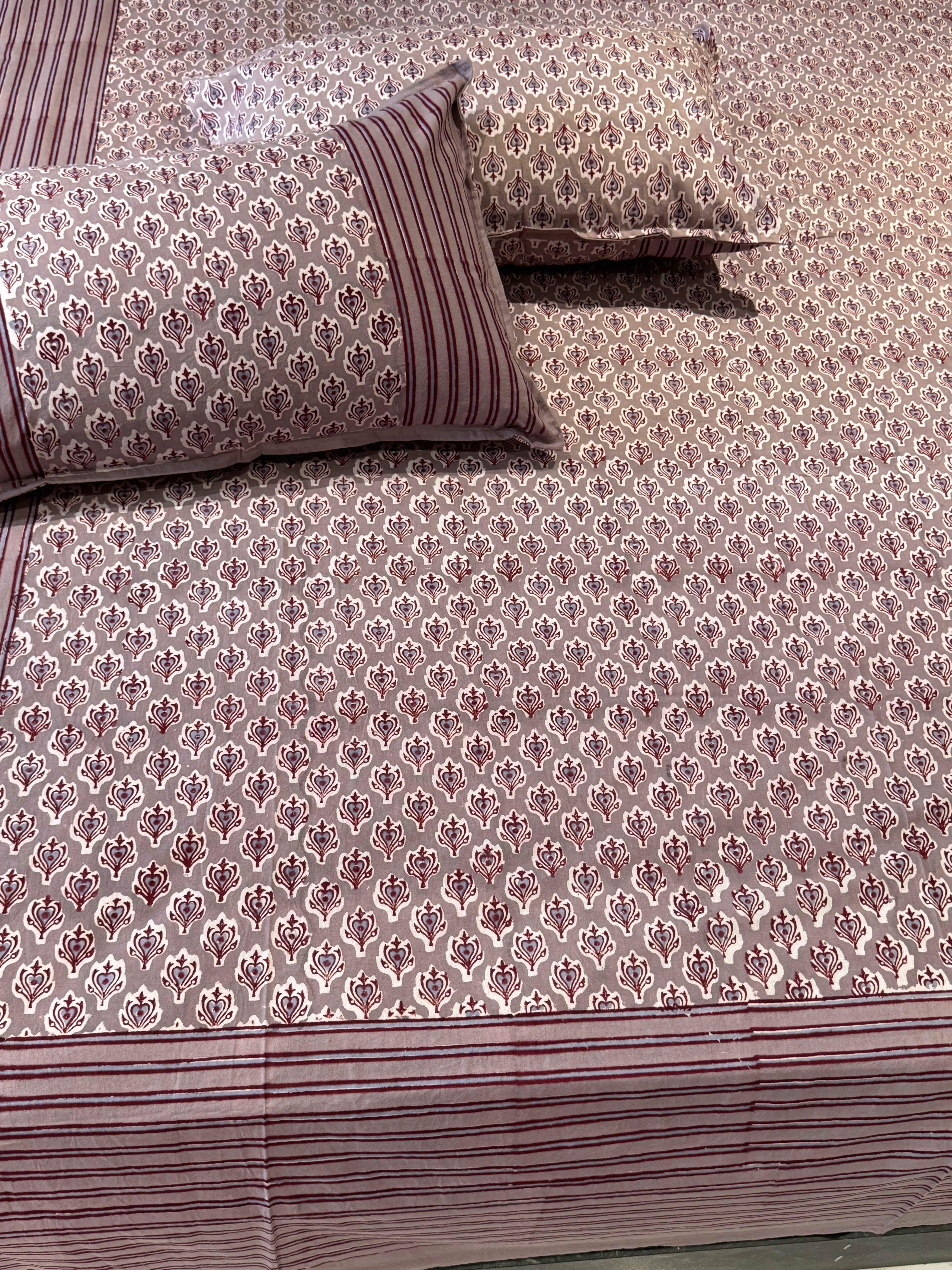 UTSAV HAND BLOCK PRINTED BEDSHEET