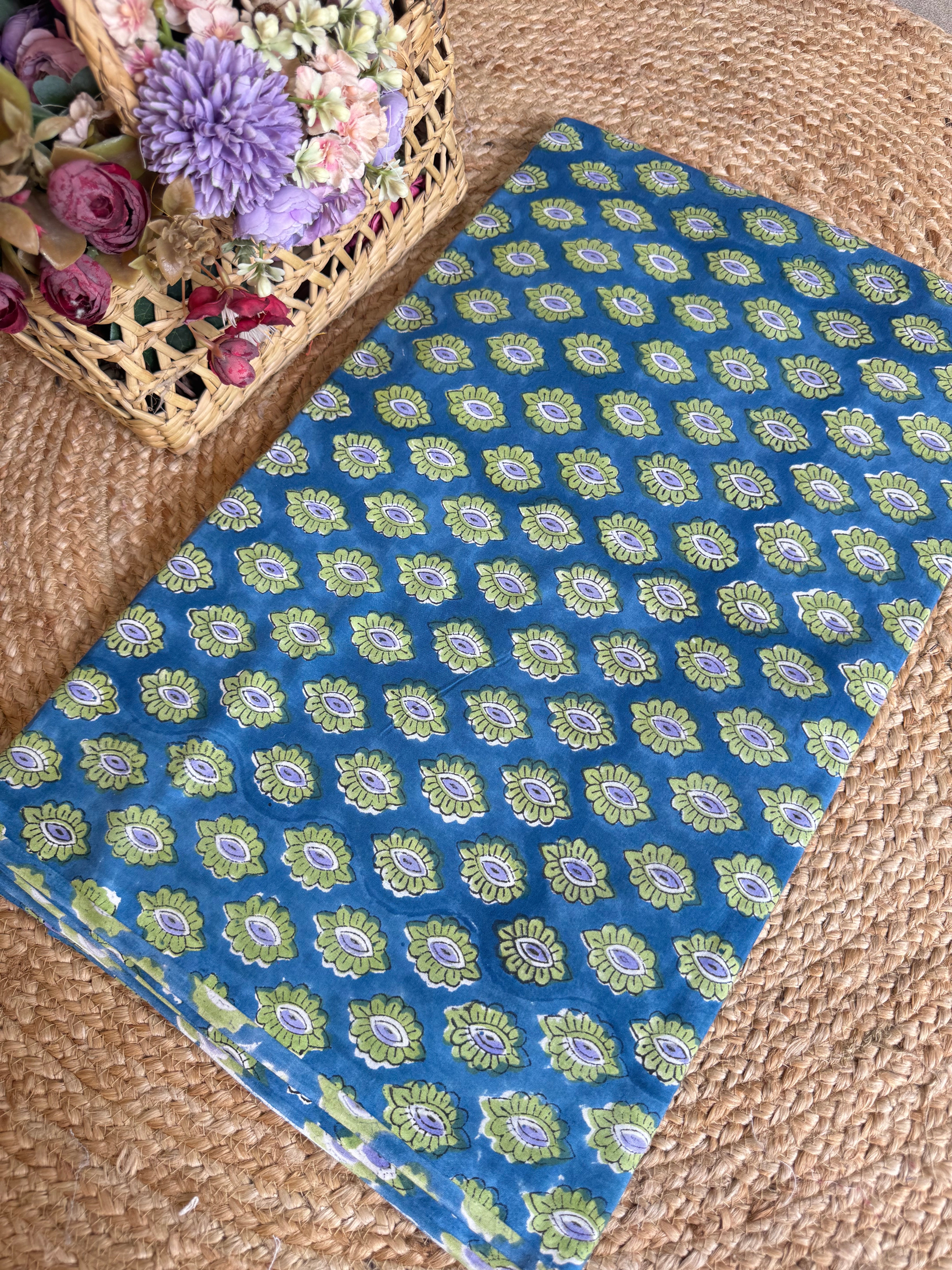 HAND BLOCK PRINTED COTTON FABRIC