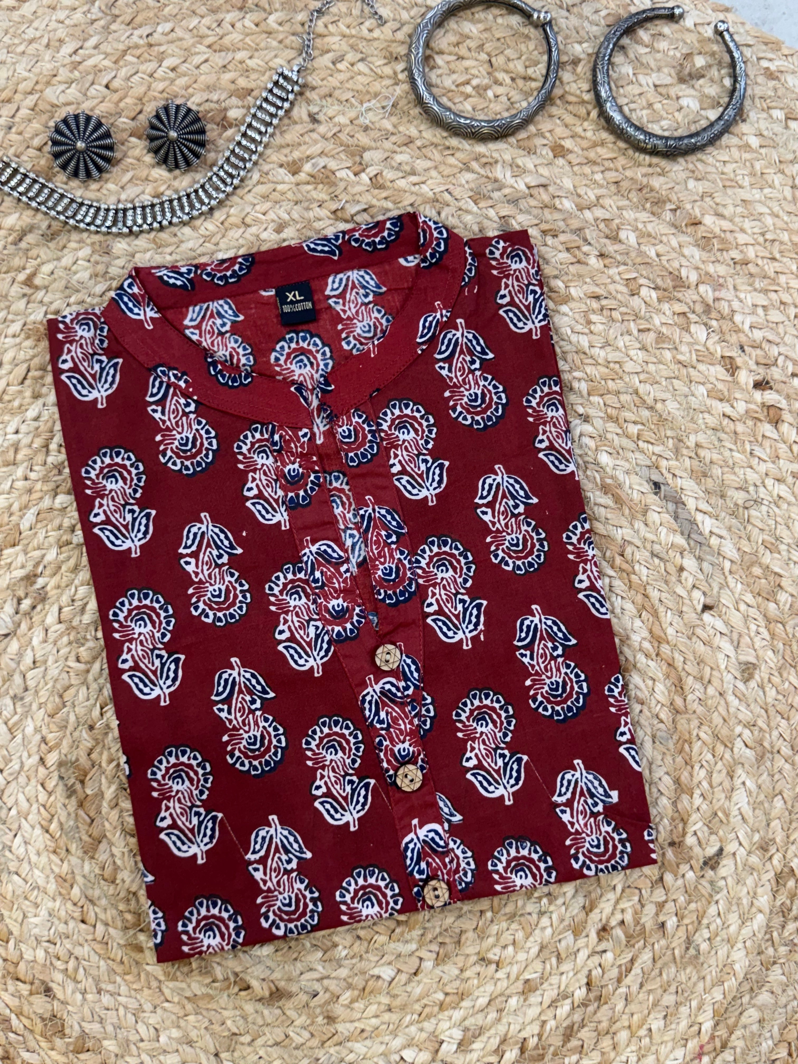 SHORT LENGTH COTTON KURTA