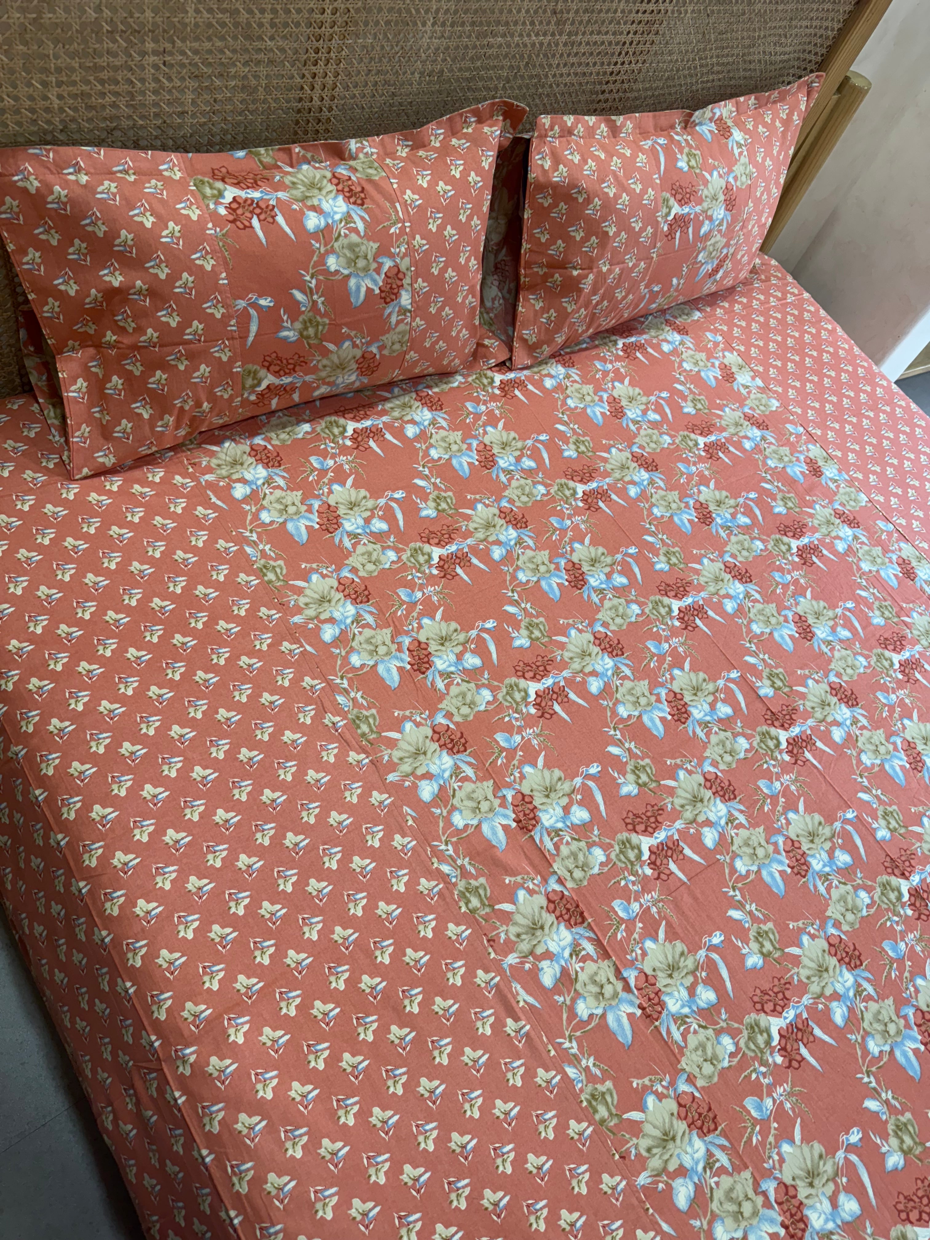 KANAK BEDSHEET WITH TWO PILLOW CASES