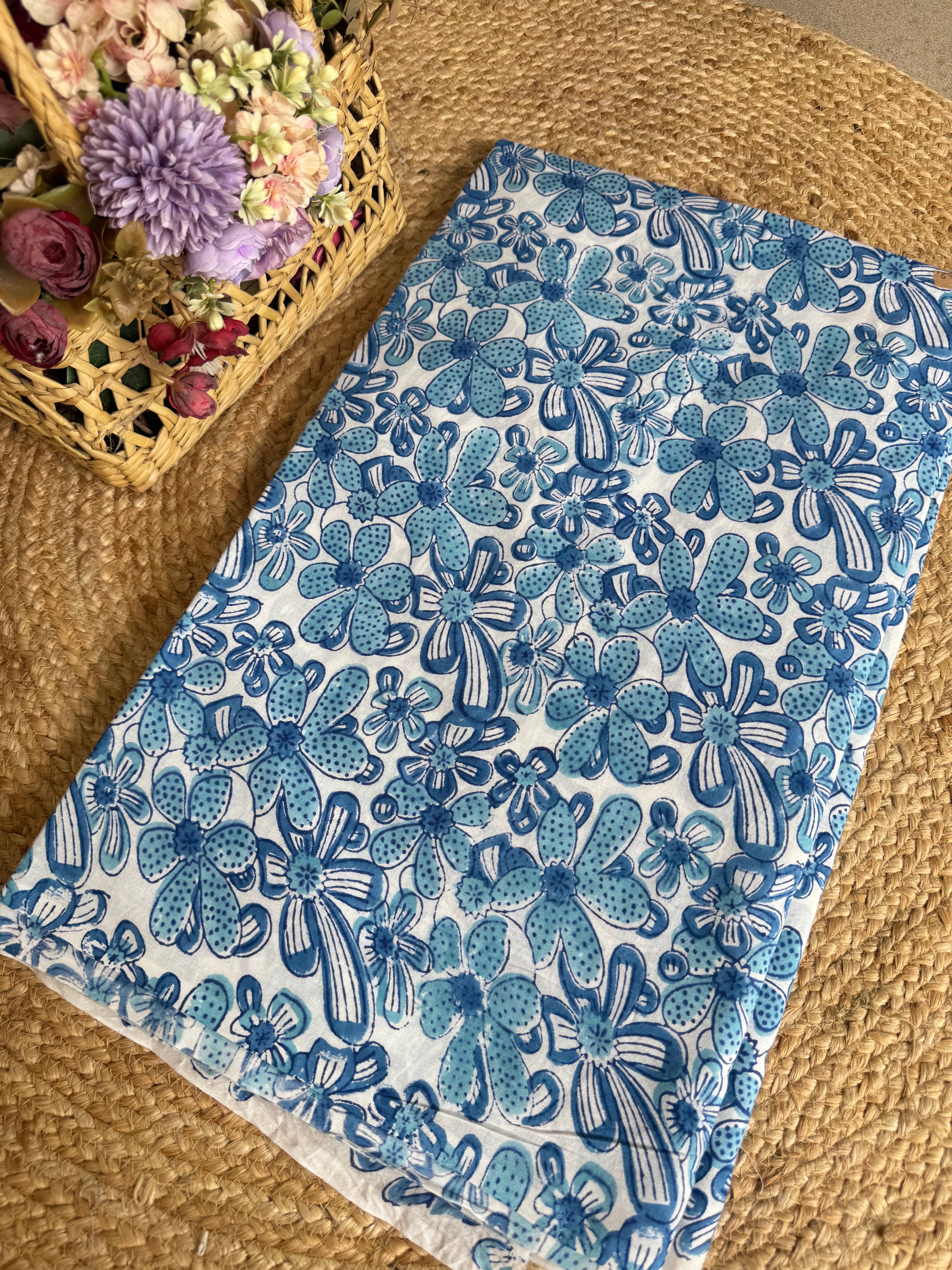 HAND BLOCK PRINTED COTTON FABRIC