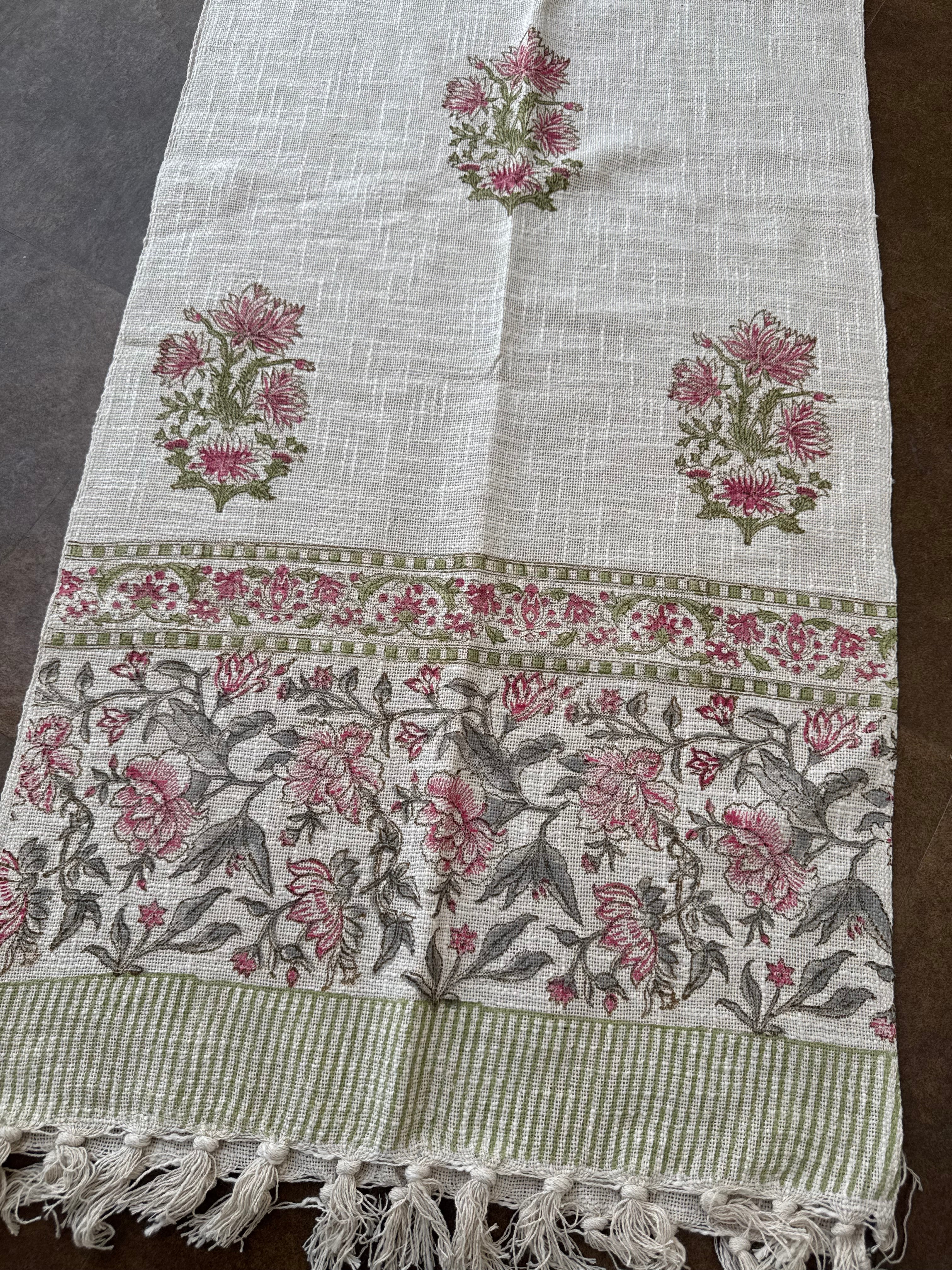 HAND BLOCK PRINTED TABLE RUNNER