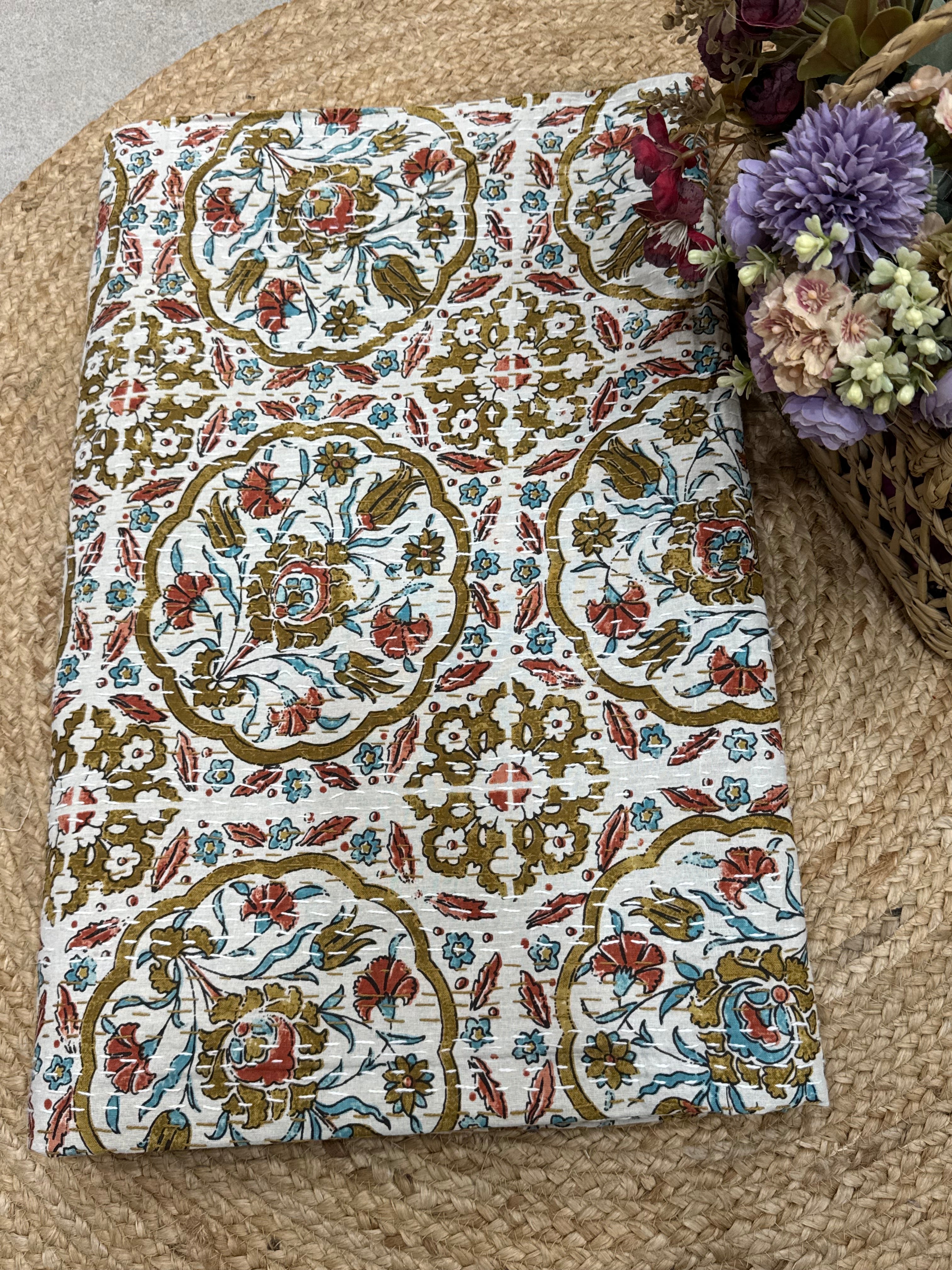 Kantha Bedcover