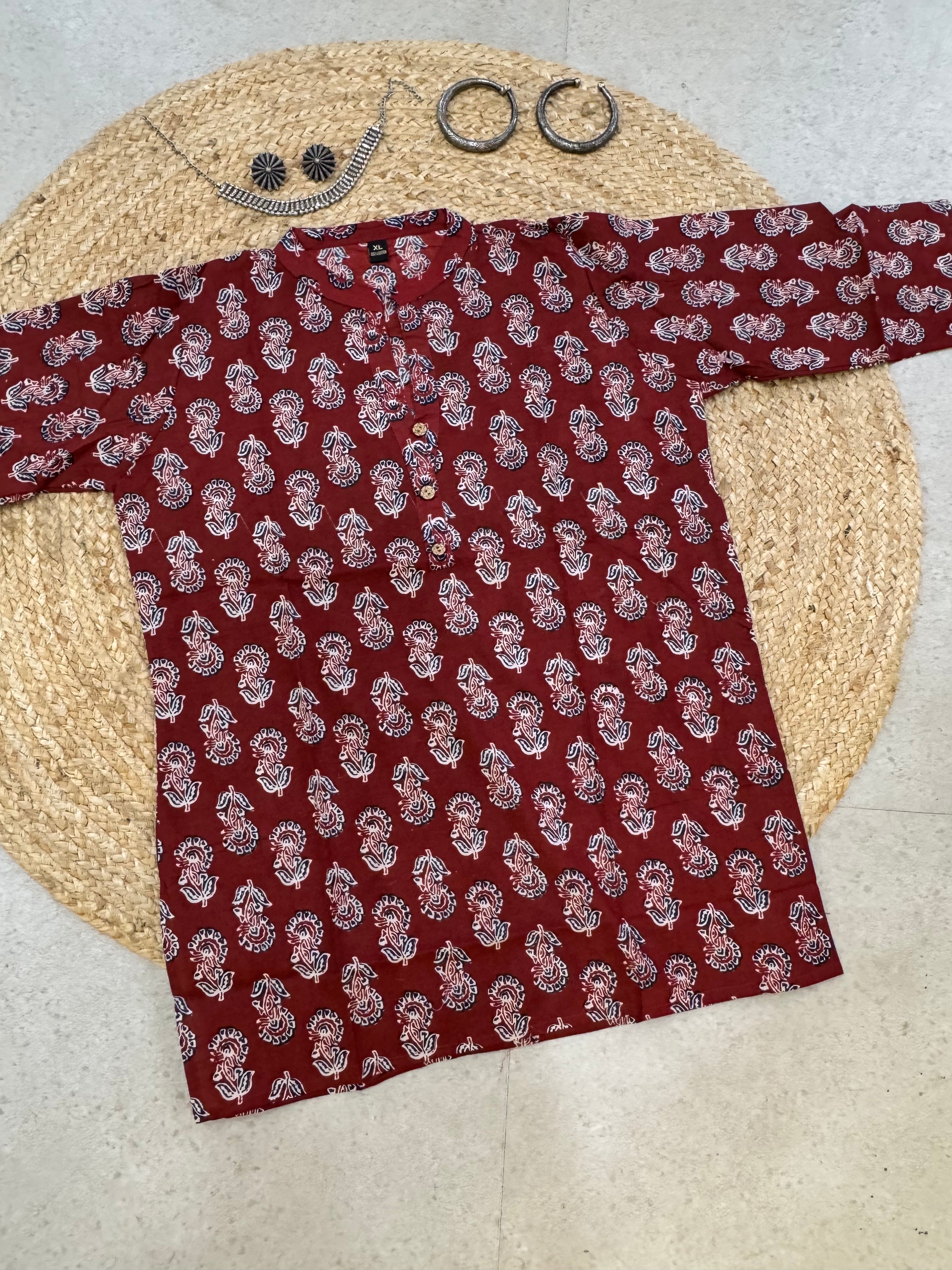 SHORT LENGTH COTTON KURTA