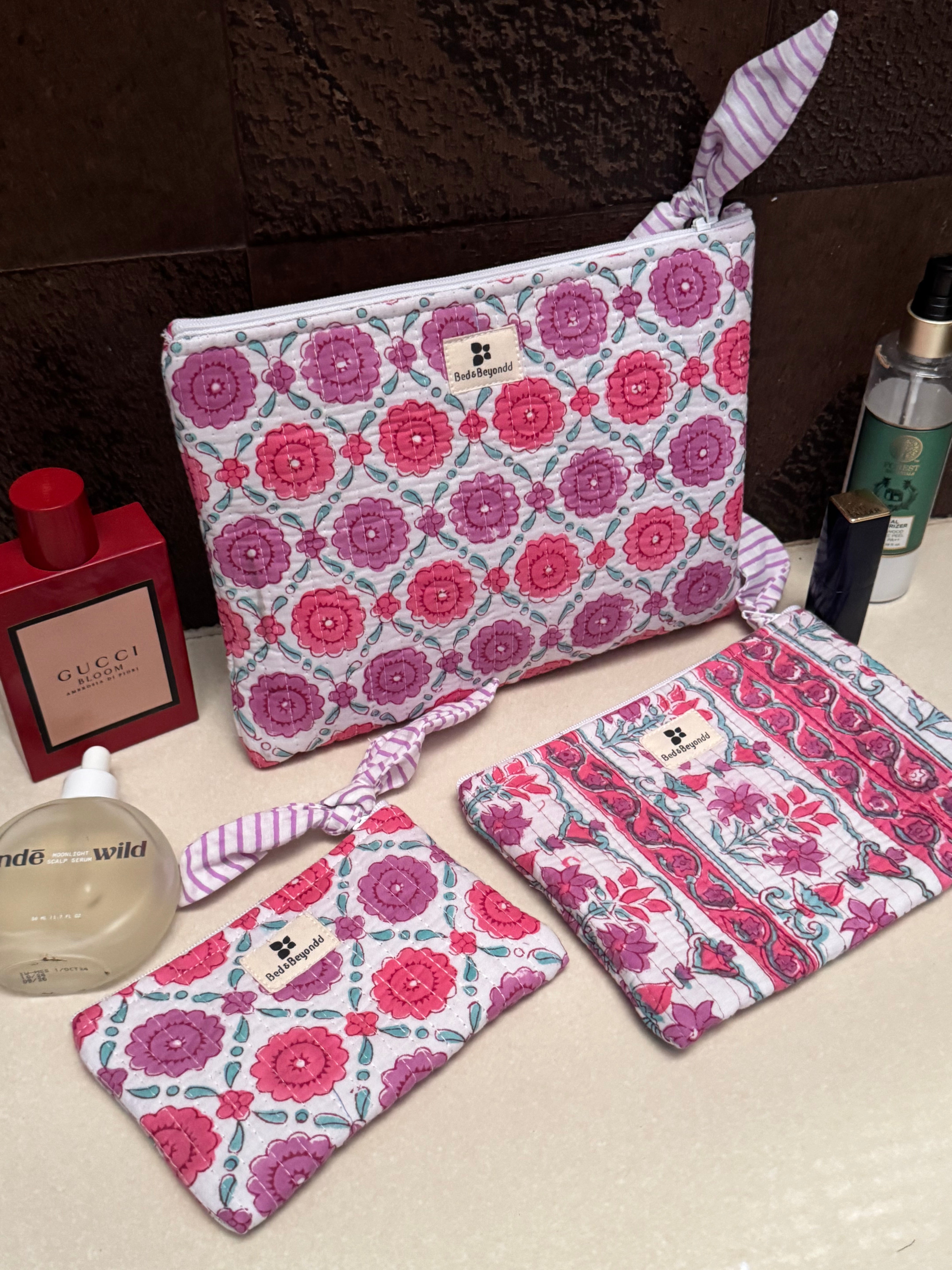 FLAT POUCH - SET OF THREE