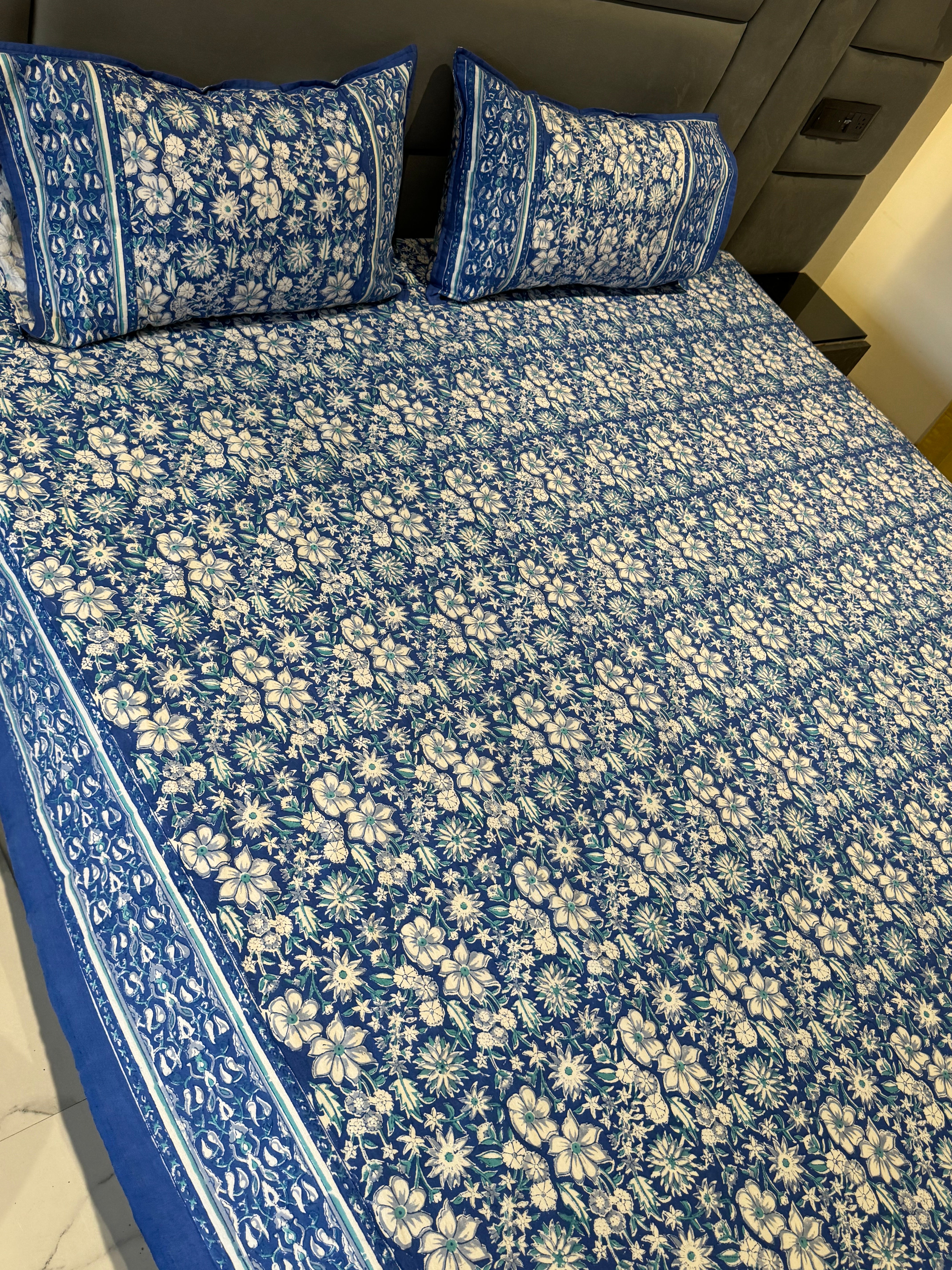 UTSAV HAND BLOCK PRINTED BEDSHEET