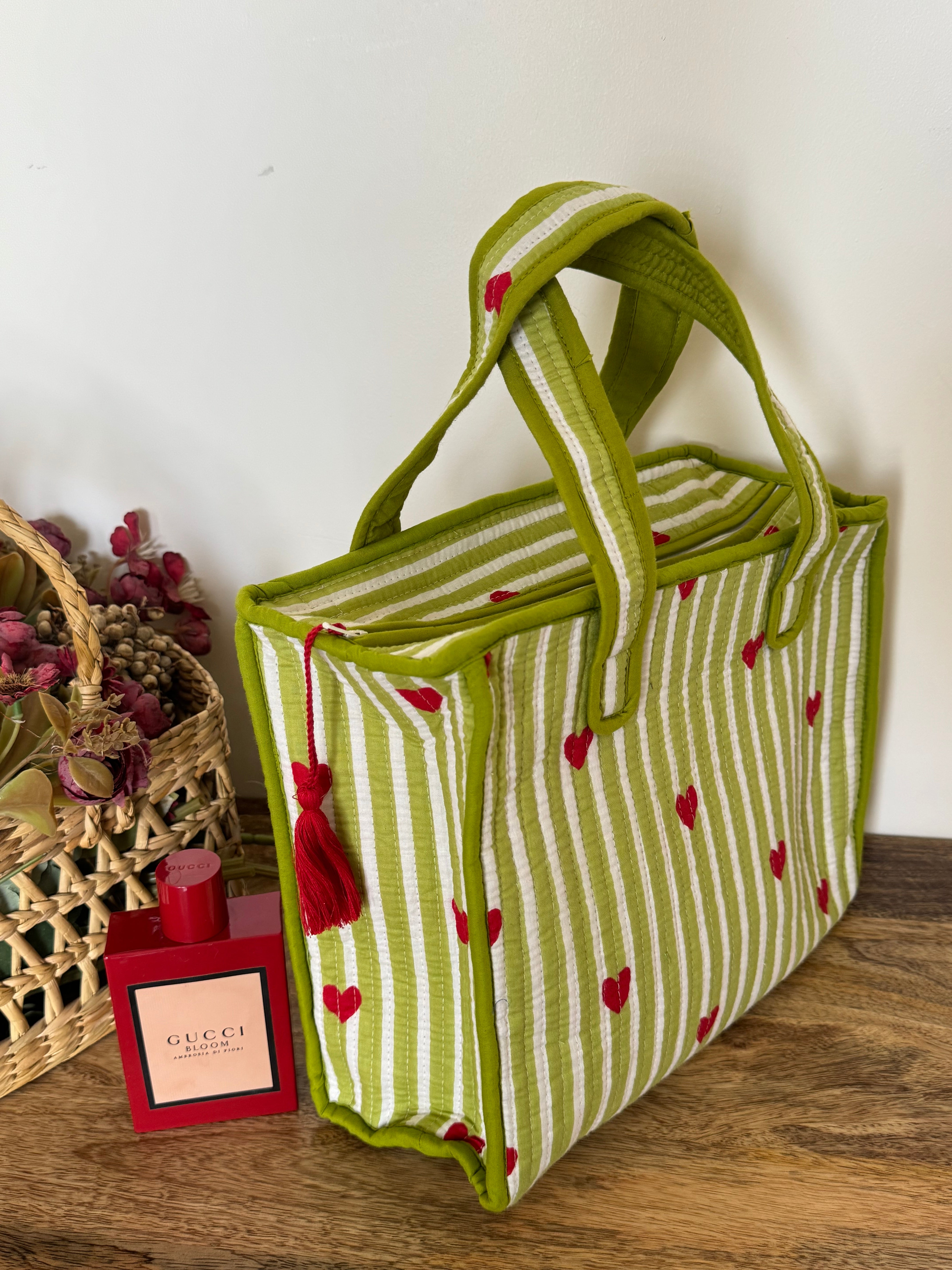 MINI TOTE BAG WITH ZIP