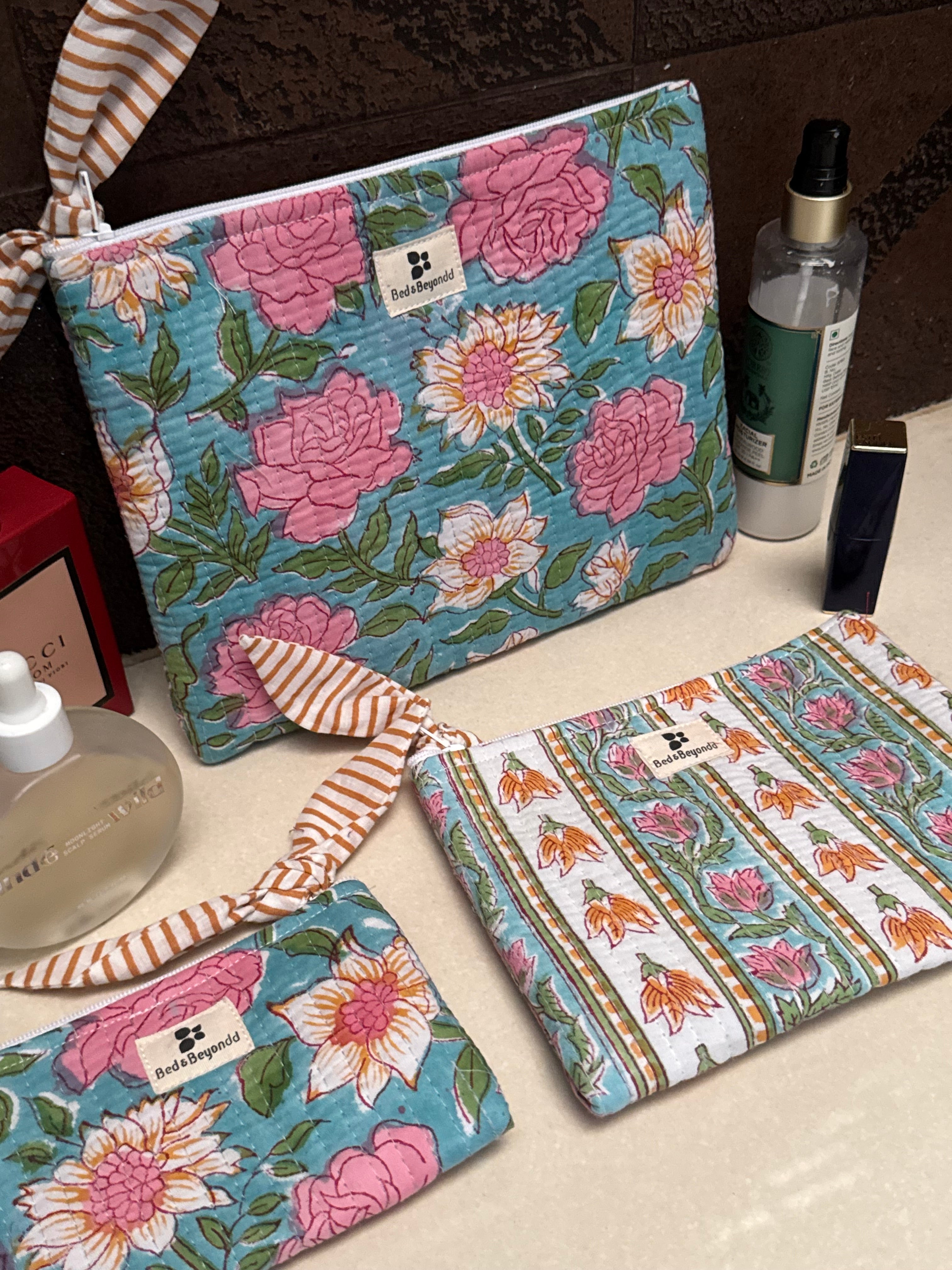 FLAT POUCH - SET OF THREE