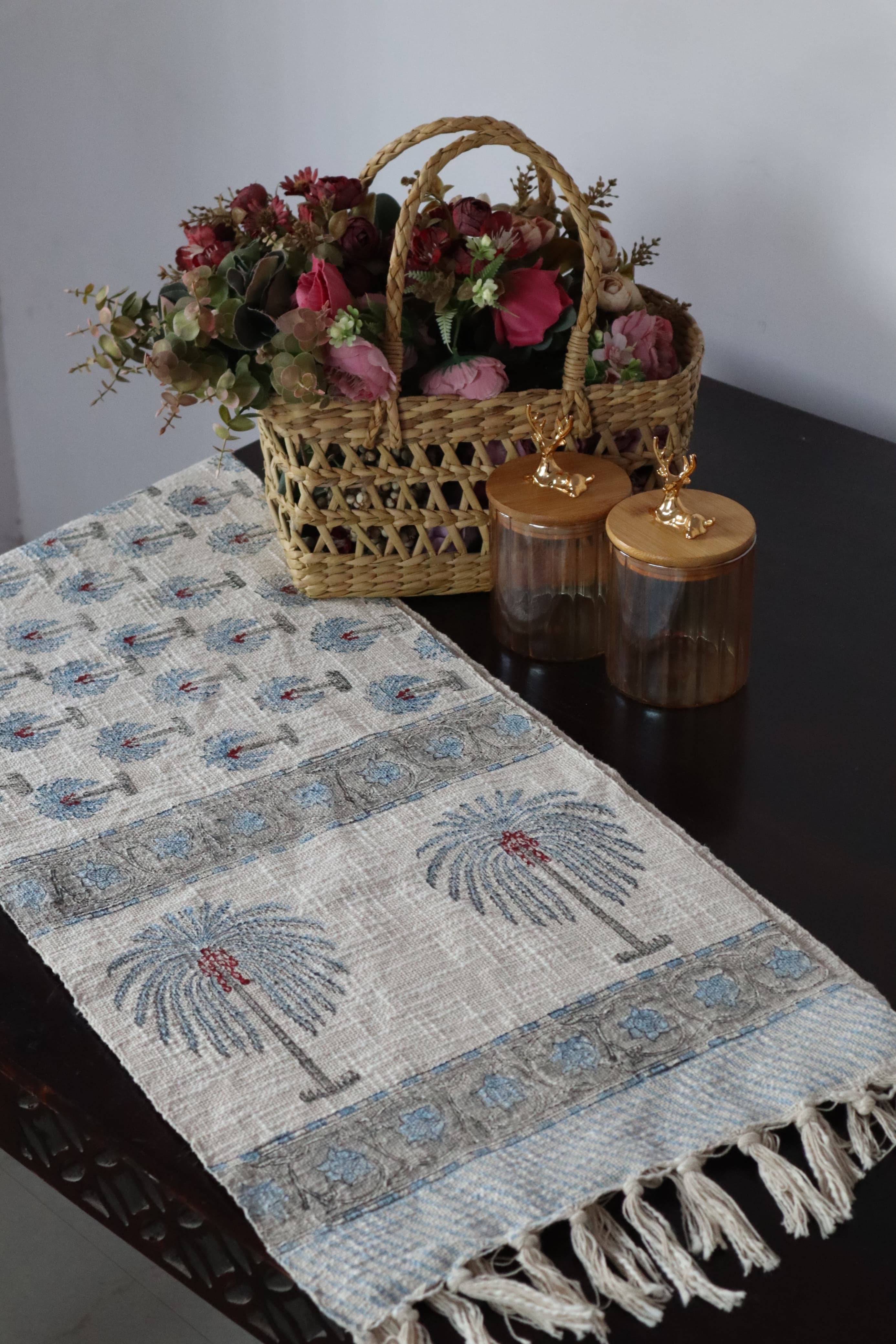 HAND BLOCK PRINTED TABLE RUNNER