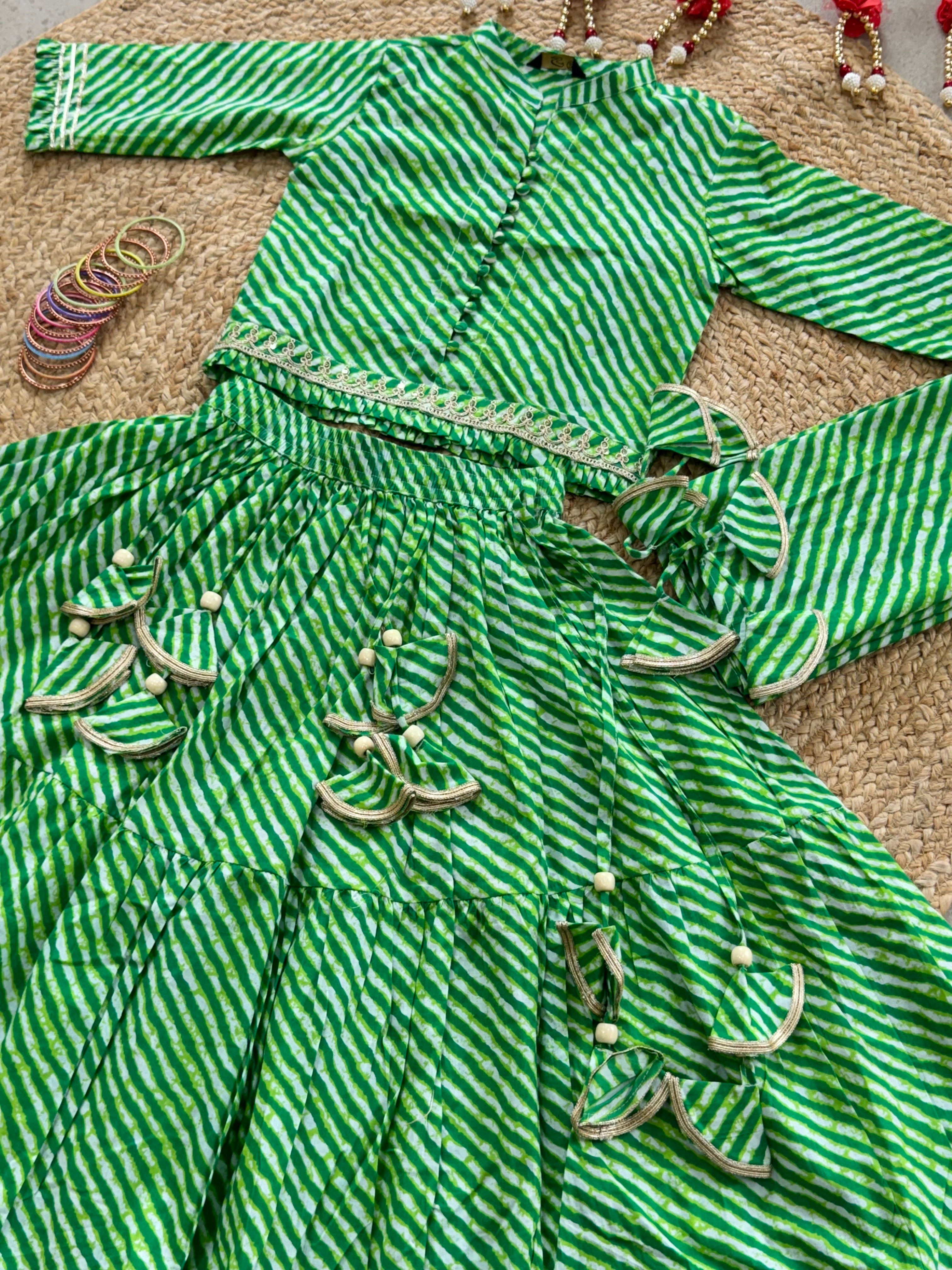 LEHENGA CHOLI DUPATTA SET ( 5 to 11 years)