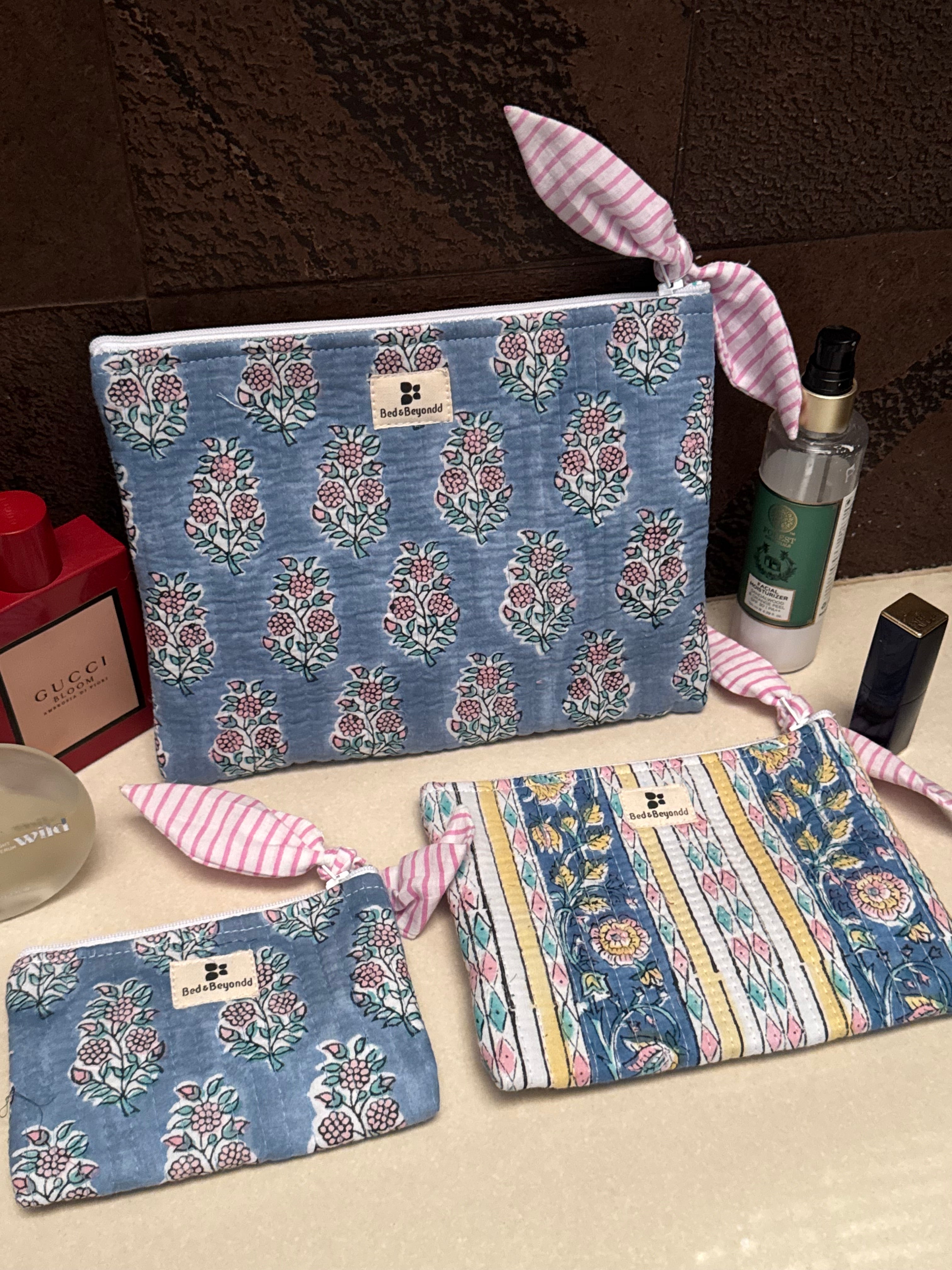 FLAT POUCH - SET OF THREE