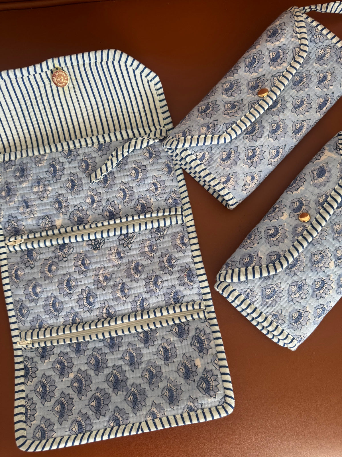 FOLDABLE JEWELLERY POUCH / MAKEUP POUCH