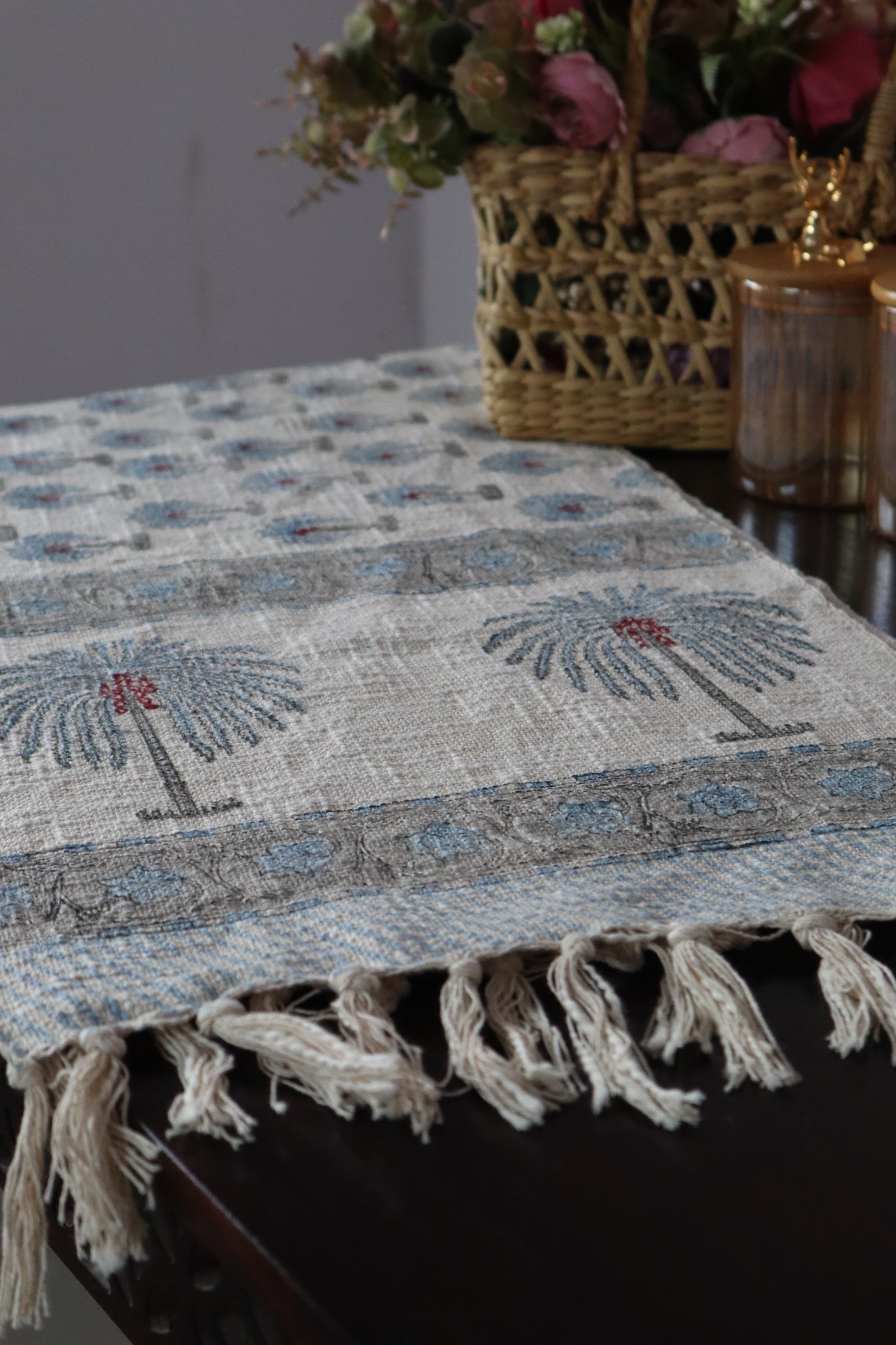 HAND BLOCK PRINTED TABLE RUNNER
