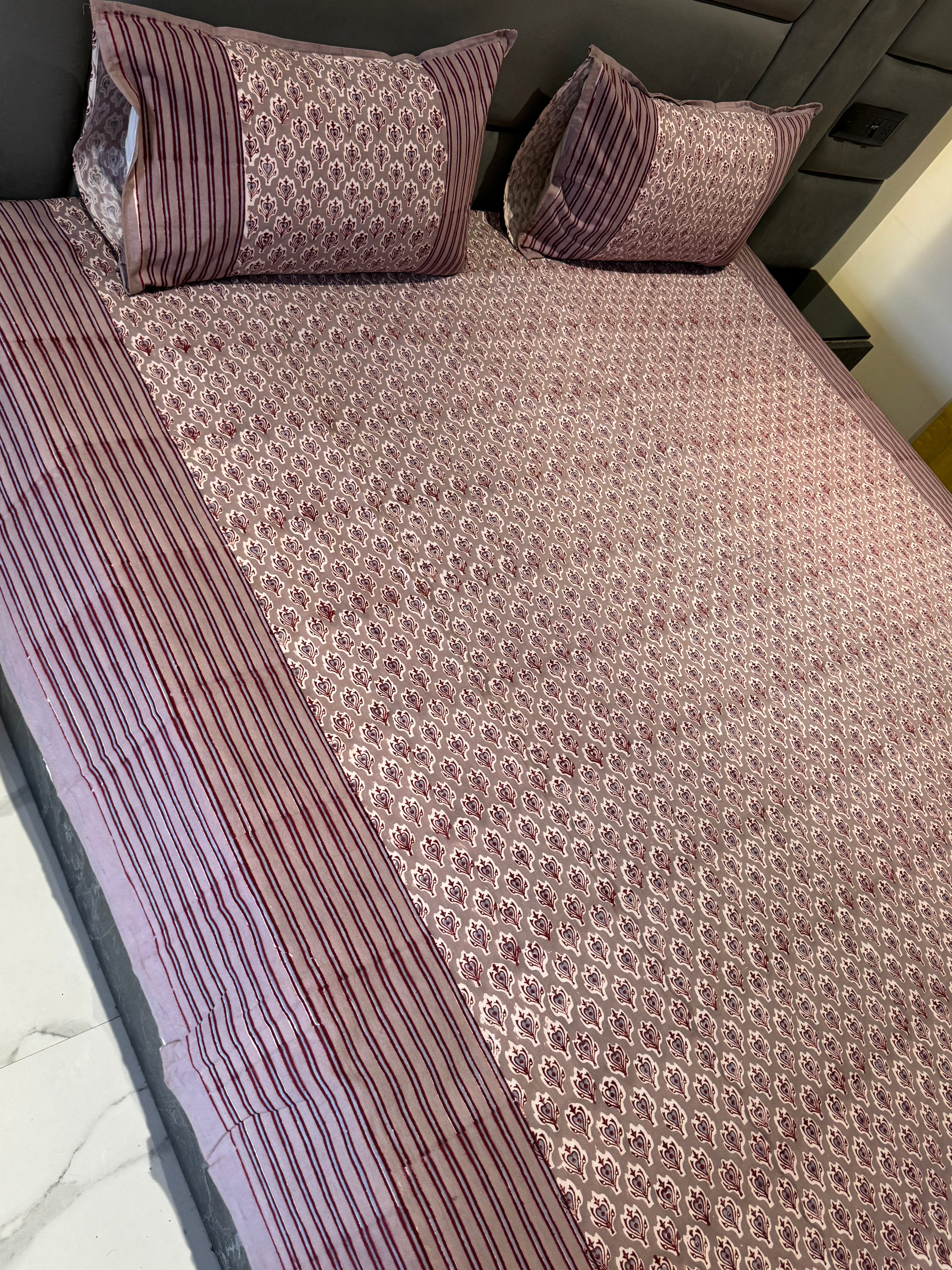 UTSAV HAND BLOCK PRINTED BEDSHEET